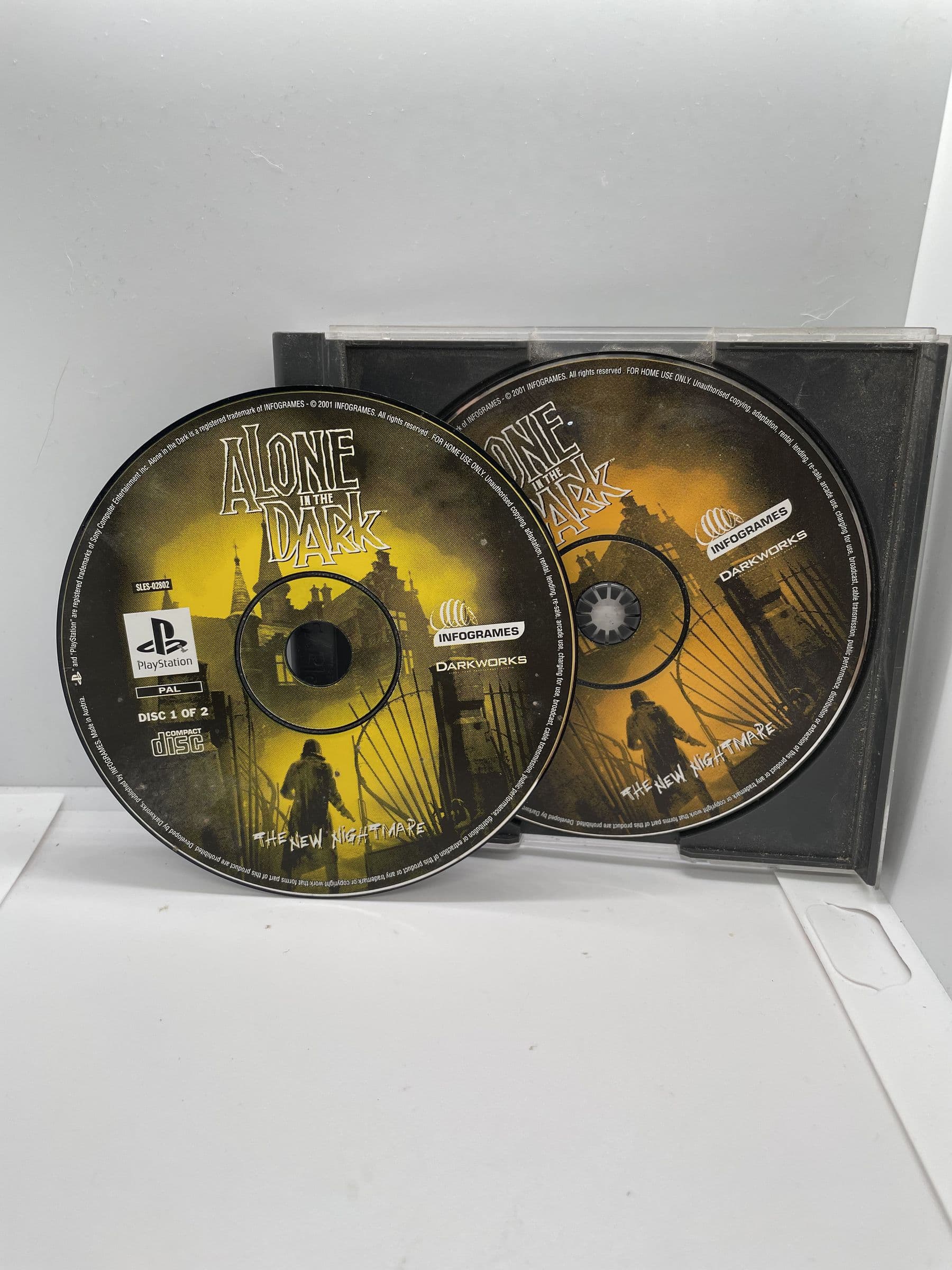 Alone in the Dark The New Nightmare PS1 PSX (CD) (FR)