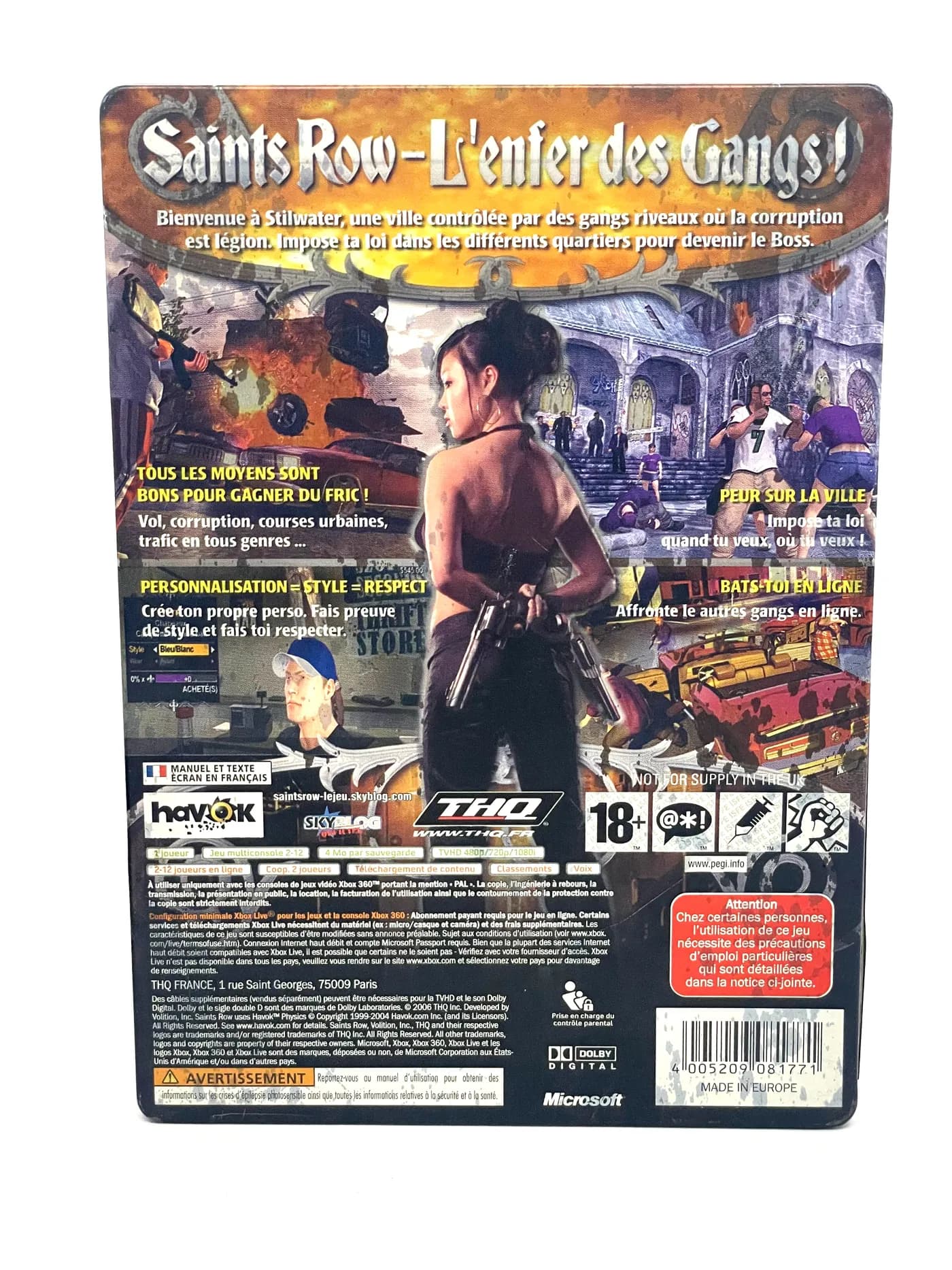 Saints Row Xbox 360 Steelbook (bez gry)