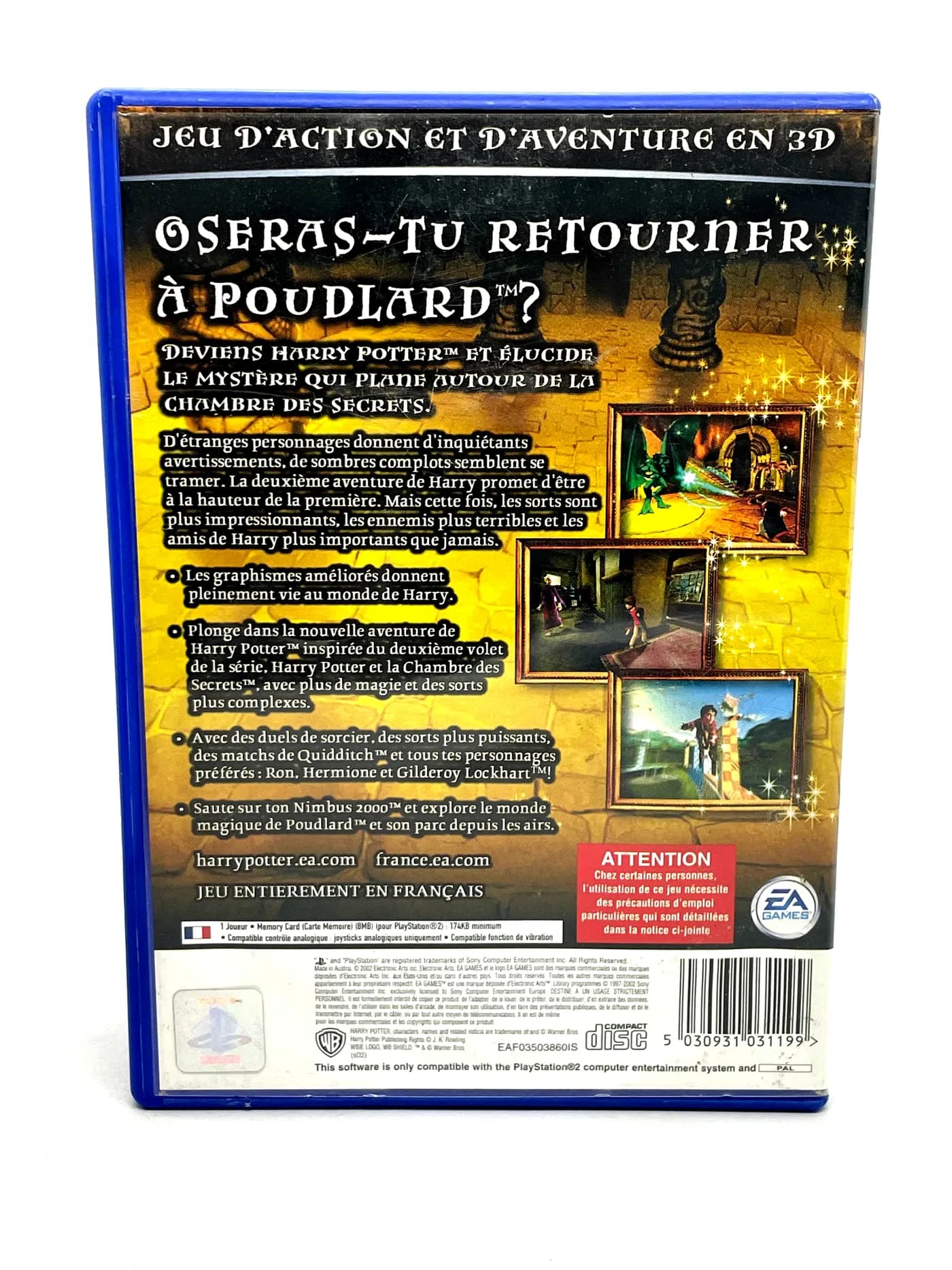 Harry Potter and the Chamber of Secrets PS2 (FR)