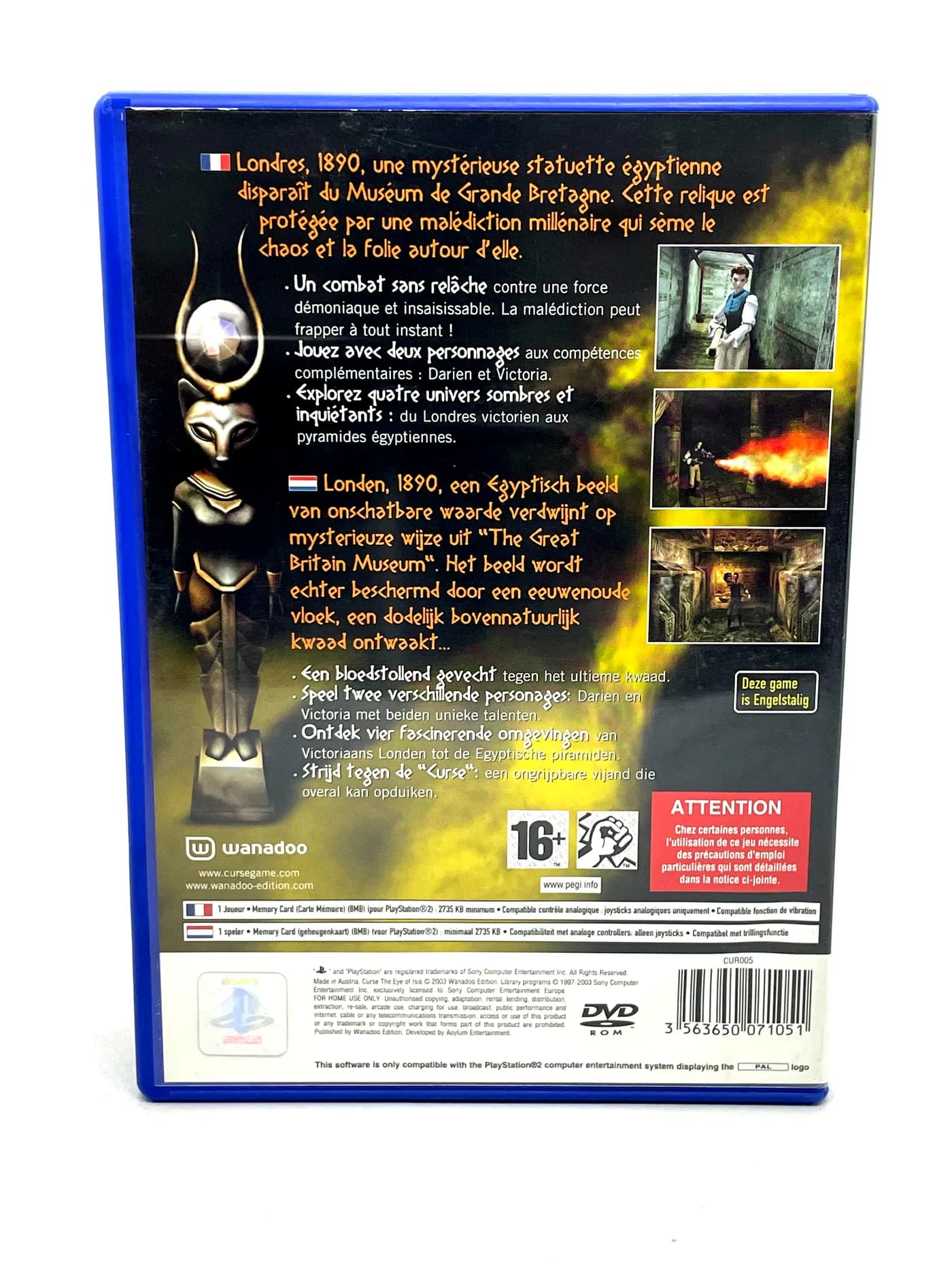 Curse the Eye of Isis PS2