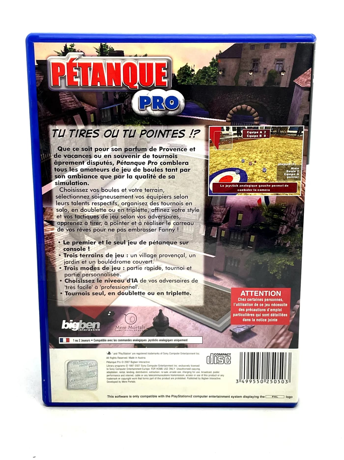 Petanque Pro PS2 (FR)