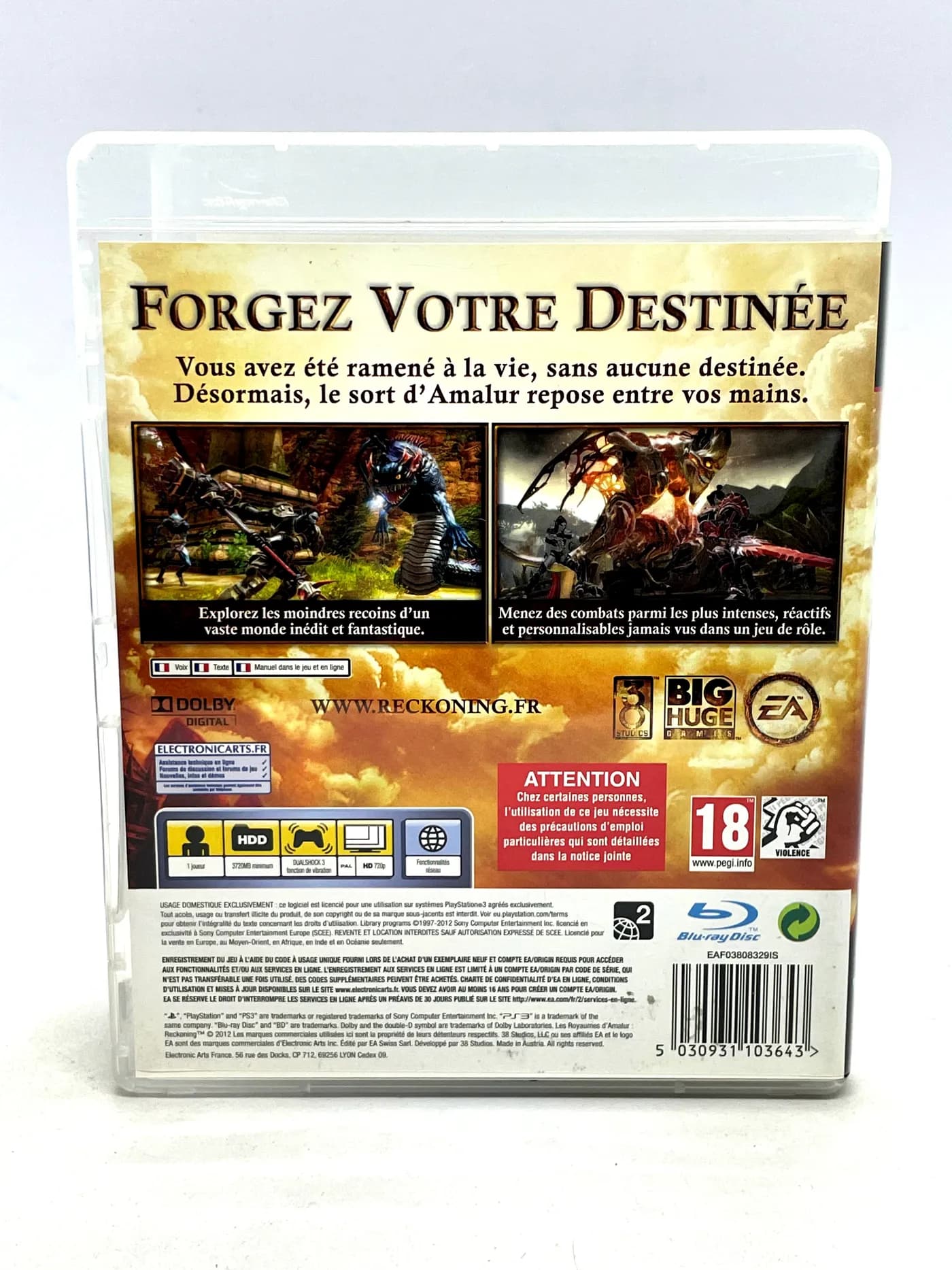Kingdom of Amalur Reckoning PS3