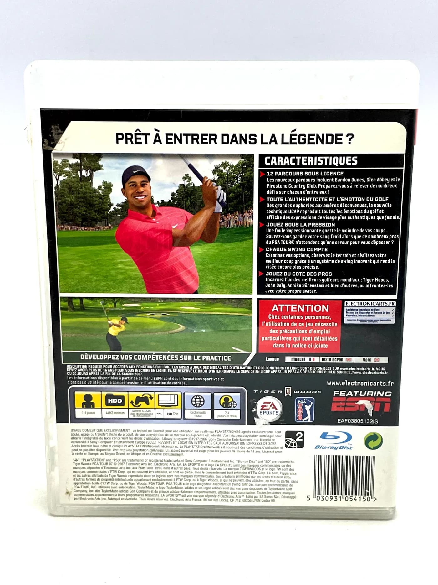 Tiger Woods PGA Tour 07 PS3
