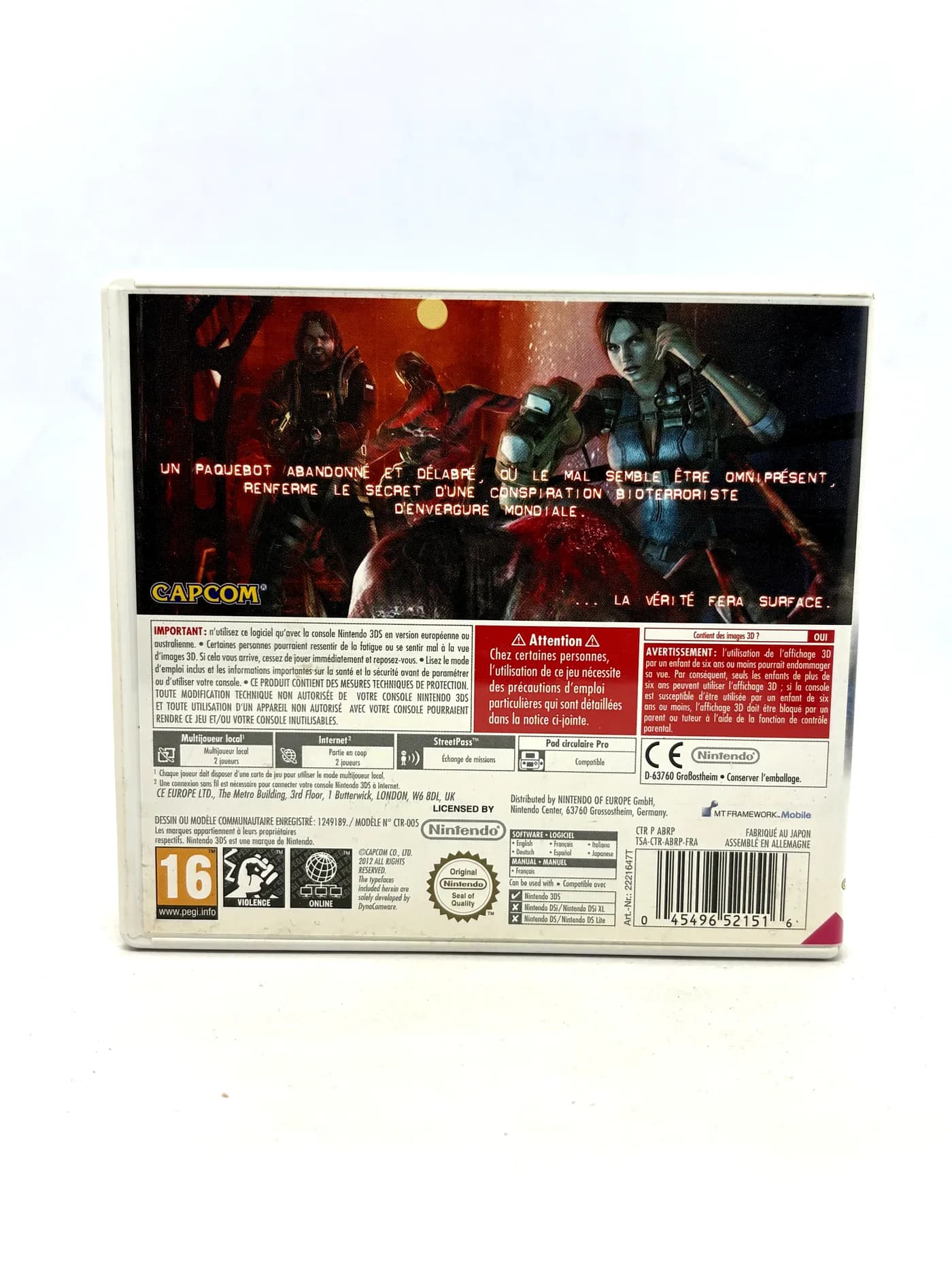 Resident Evil Revelations Nintendo 3DS