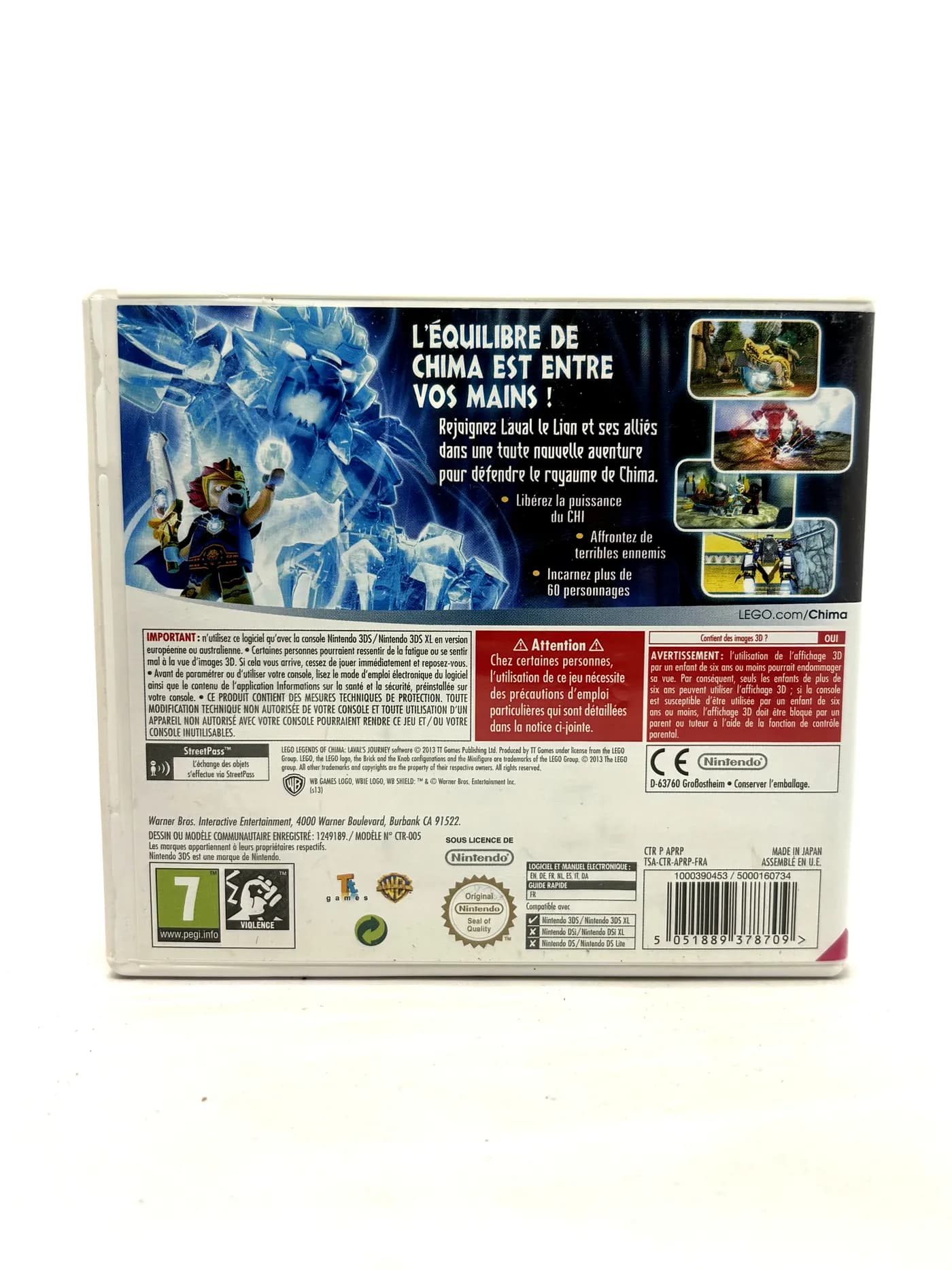 Lego Chima Laval's Journey Nintendo 3DS