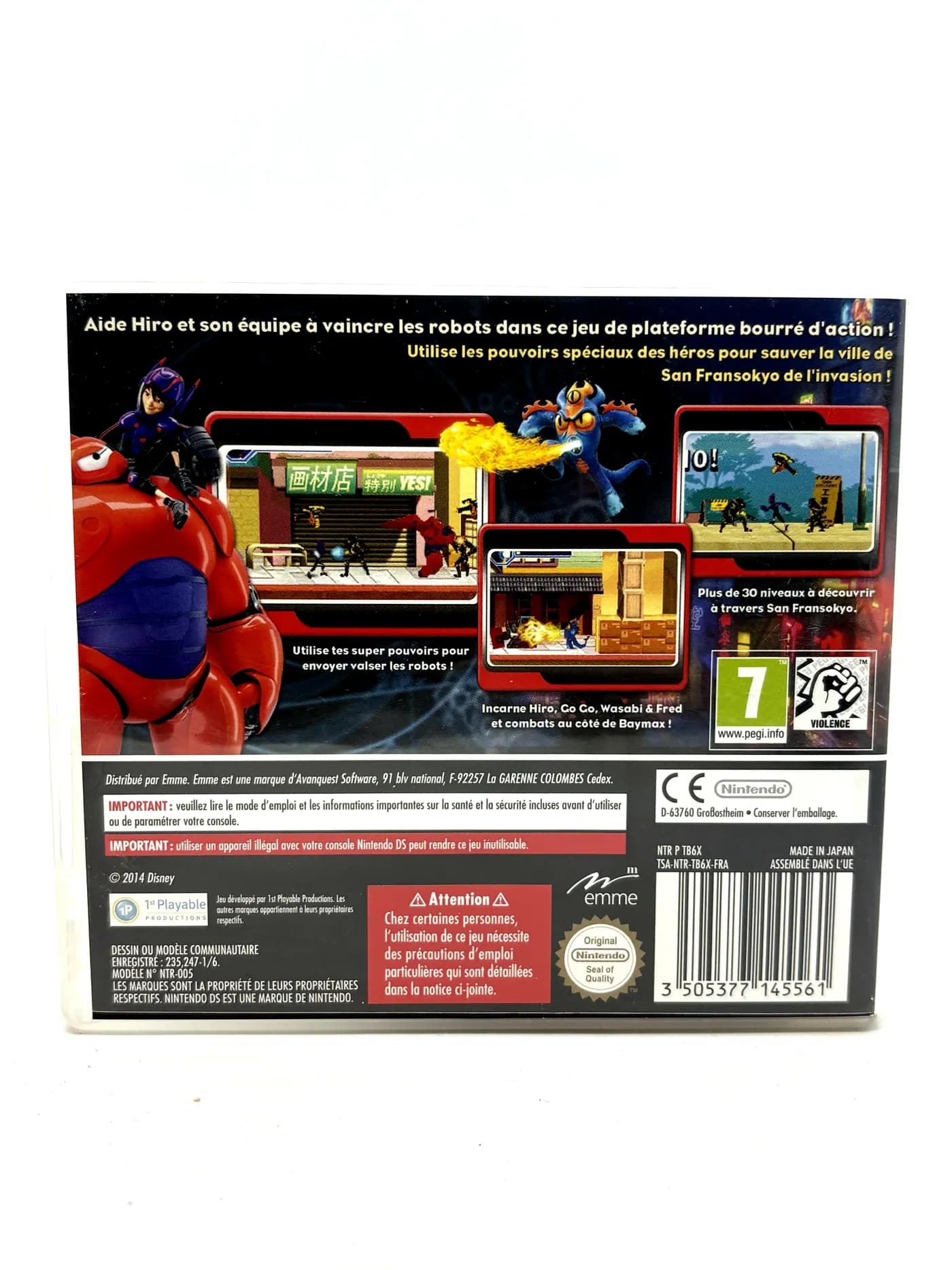 Big Hero 6 Battle of the Bay Nintendo DS