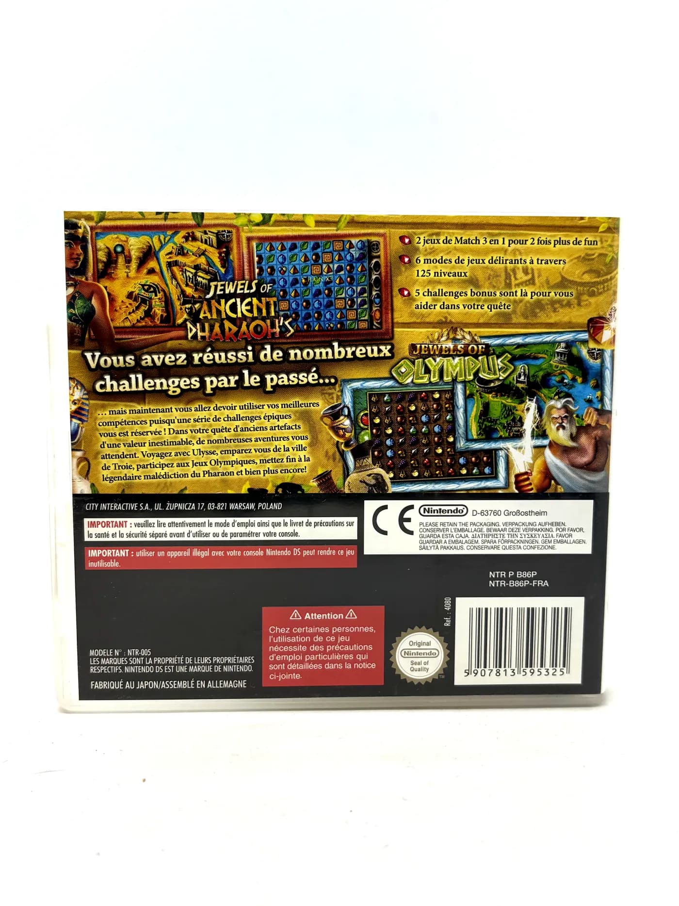 Jewels of the Ages Nintendo DS