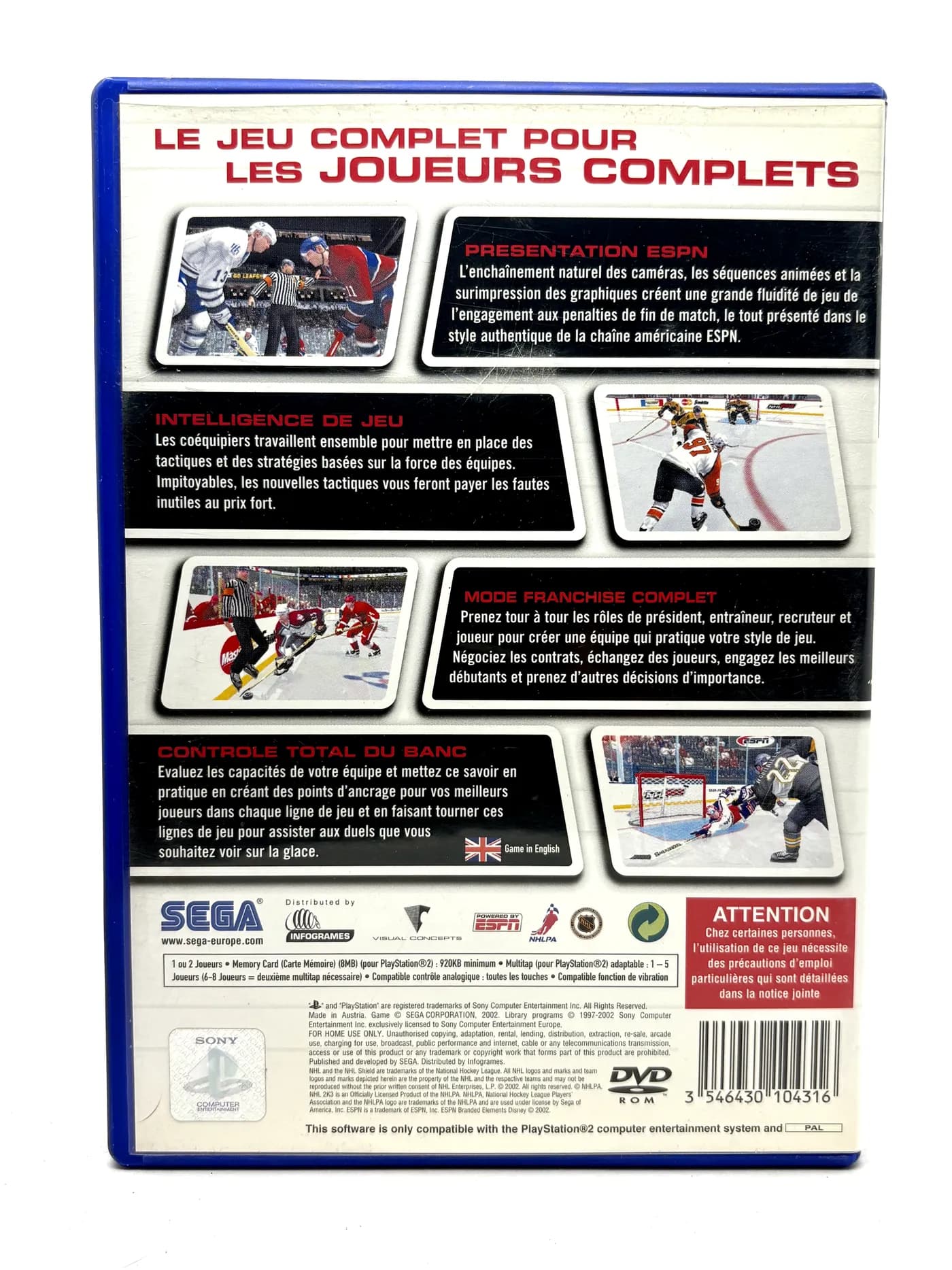NHL 2K3 PS2