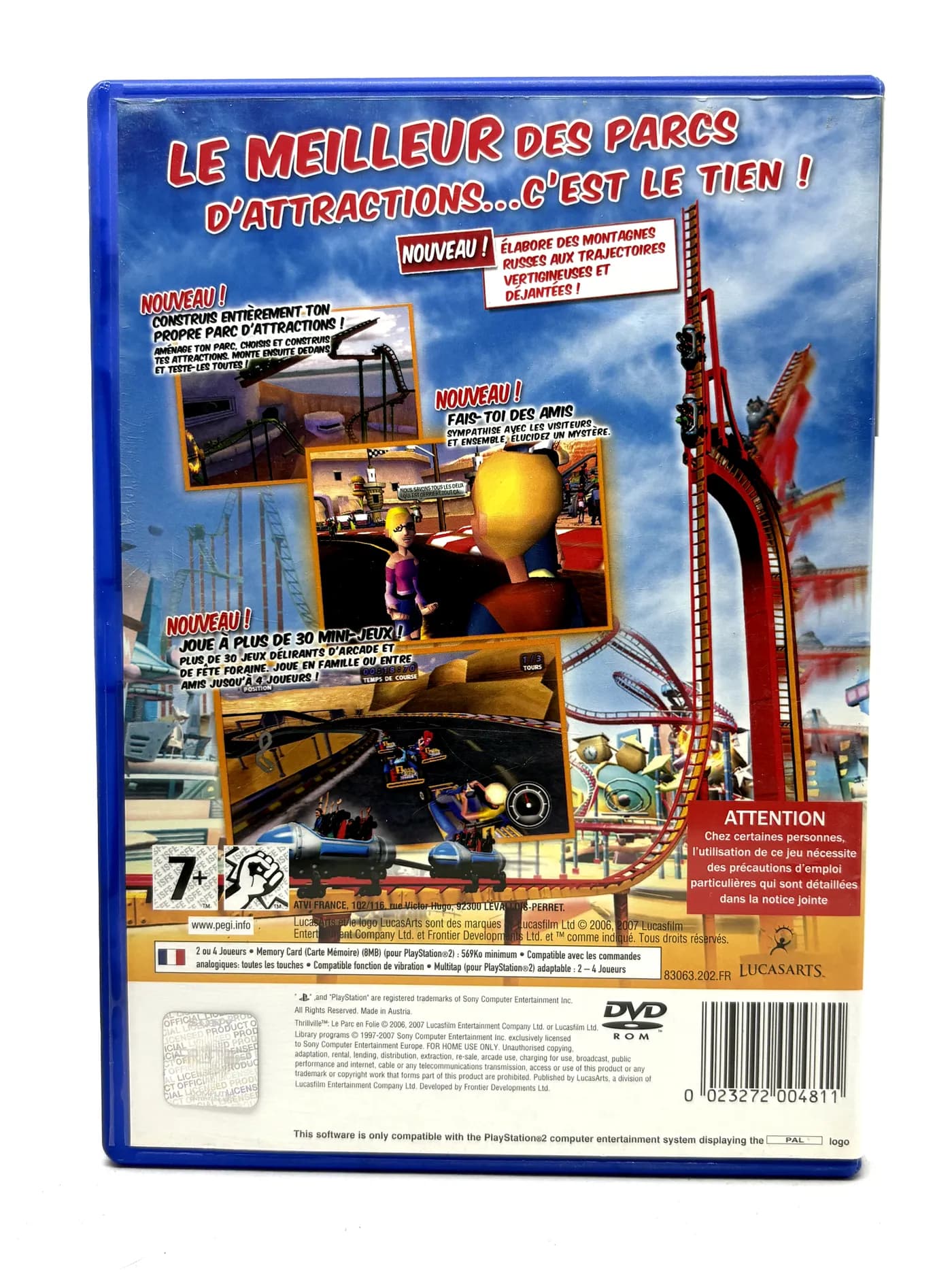 Thrillville PS2 (FR)