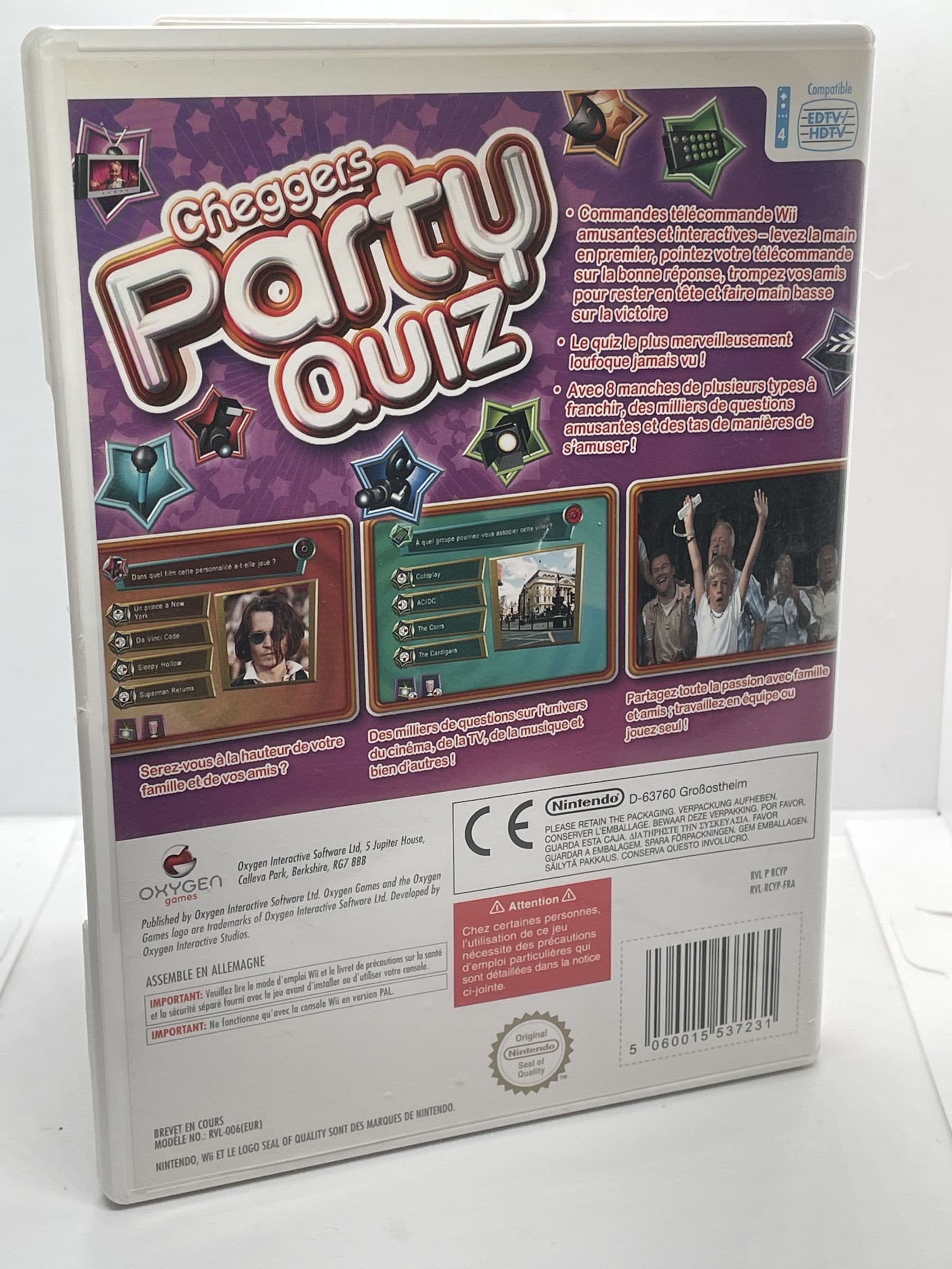 Cheggers Party Quiz Nintendo Wii