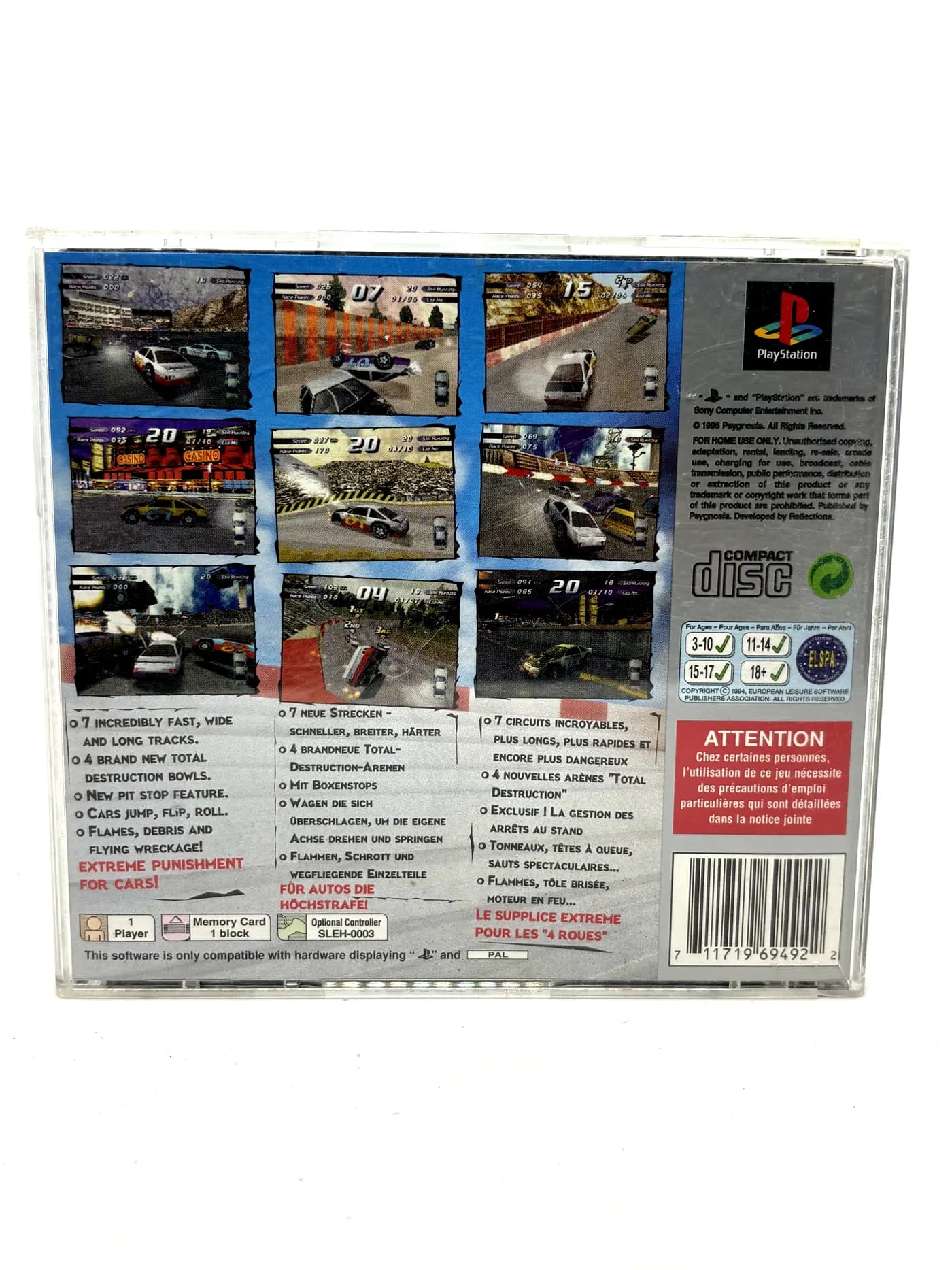 Destruction Derby 2 PS1 PSX