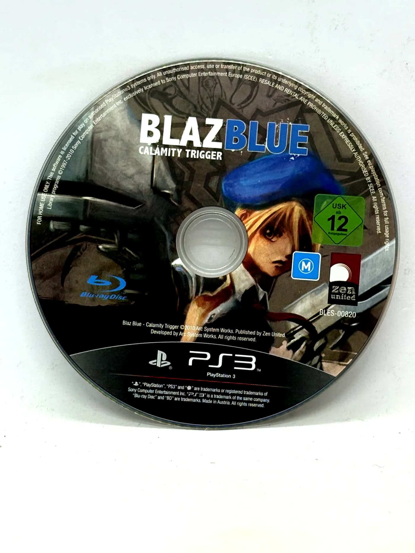 BlazBlue Calamity Trigger PS3 (game only)