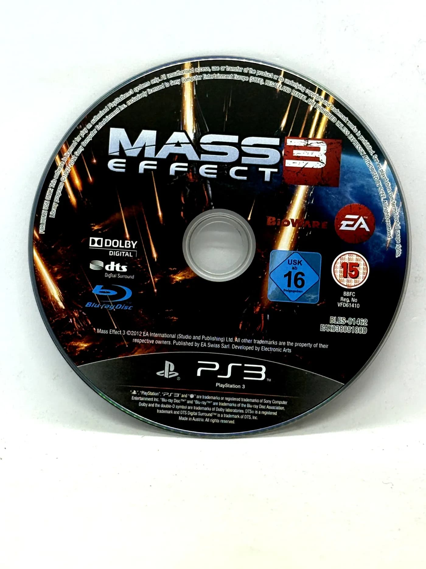 Mass Effect 3 PS3 (game only)