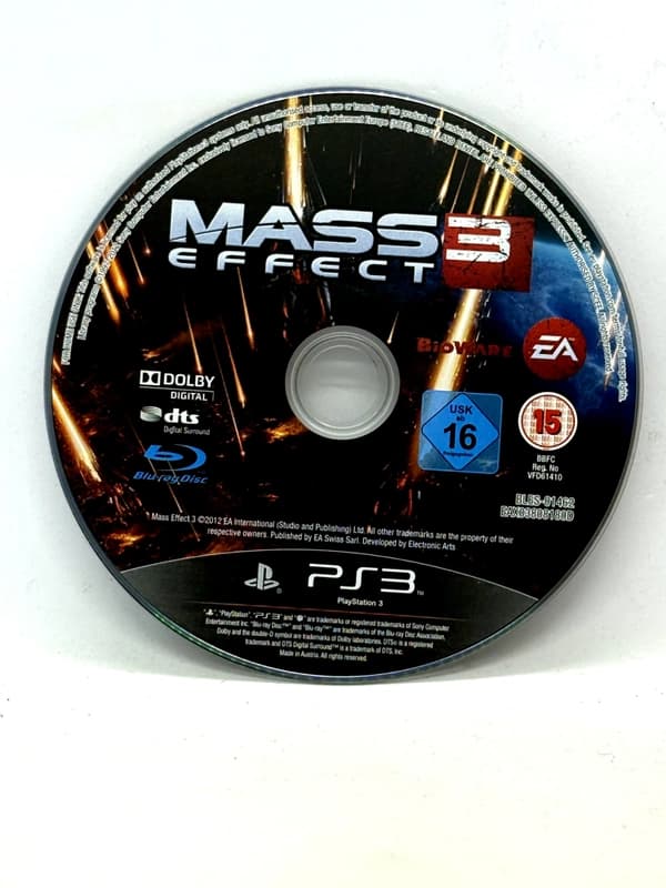 Mass Effect 3 PS3 (game only)