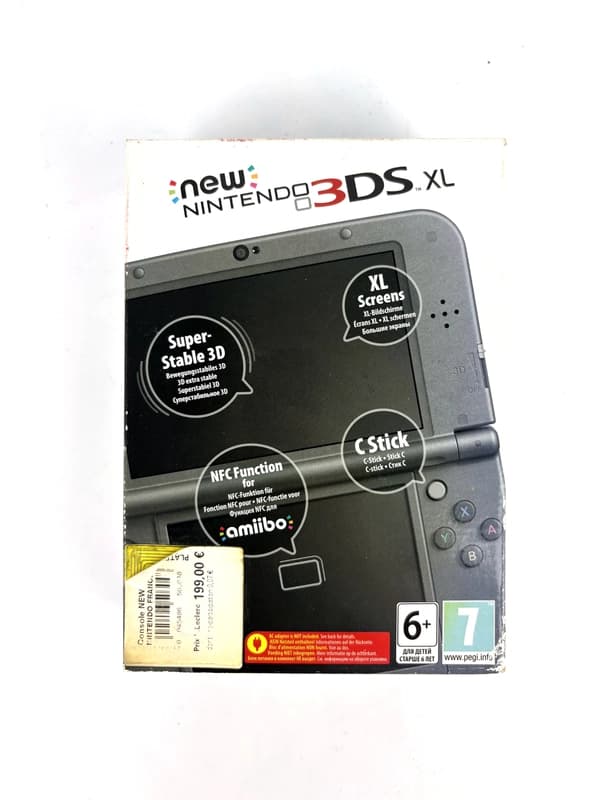 New Nintendo 3DS XL Metallic Black Console Complete