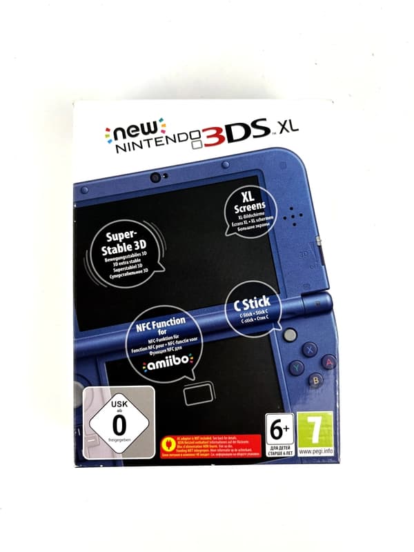 New Nintendo 3DS XL Metallic Blue Console Complete