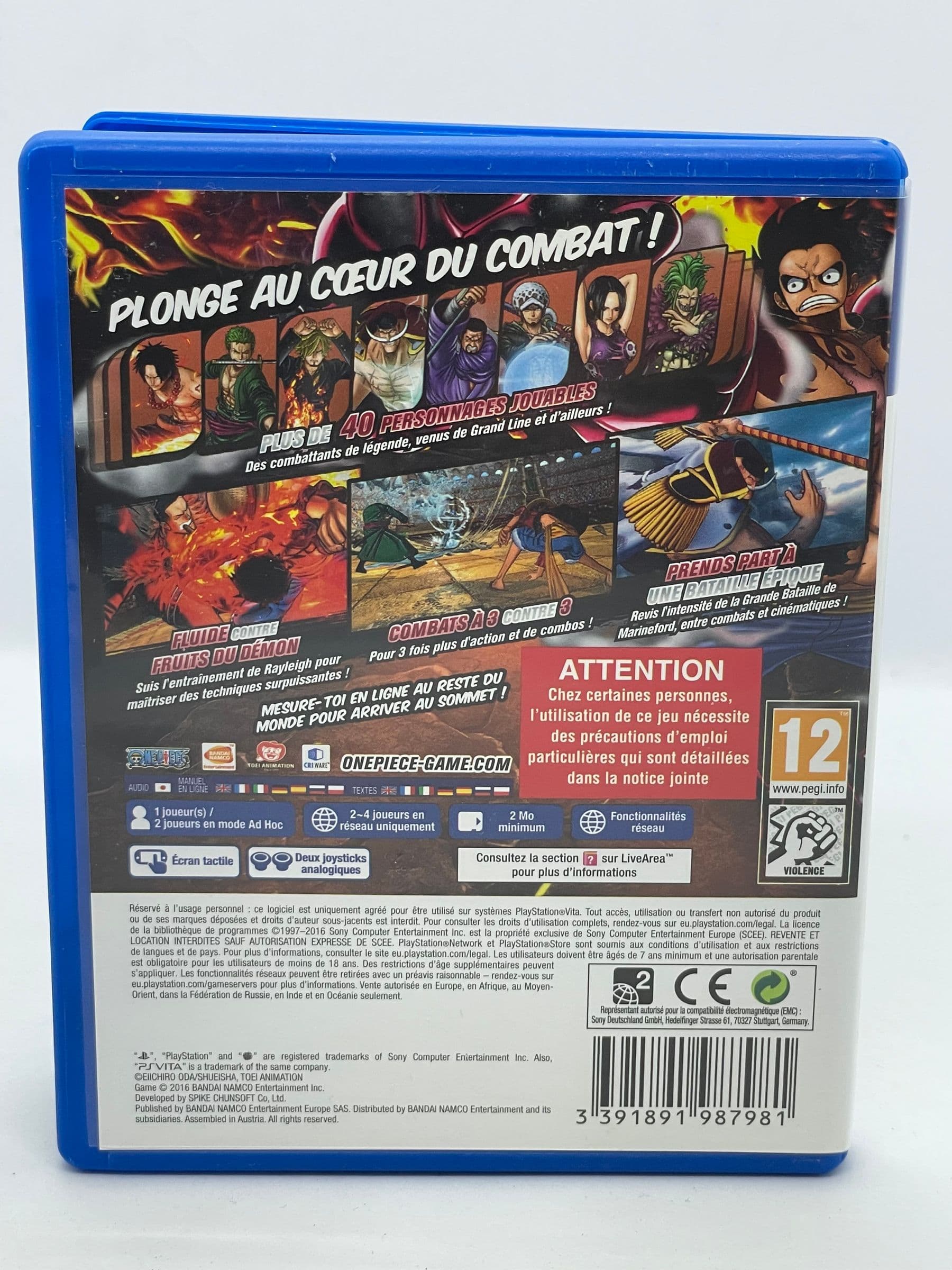 One Piece Burning Blood PS Vita