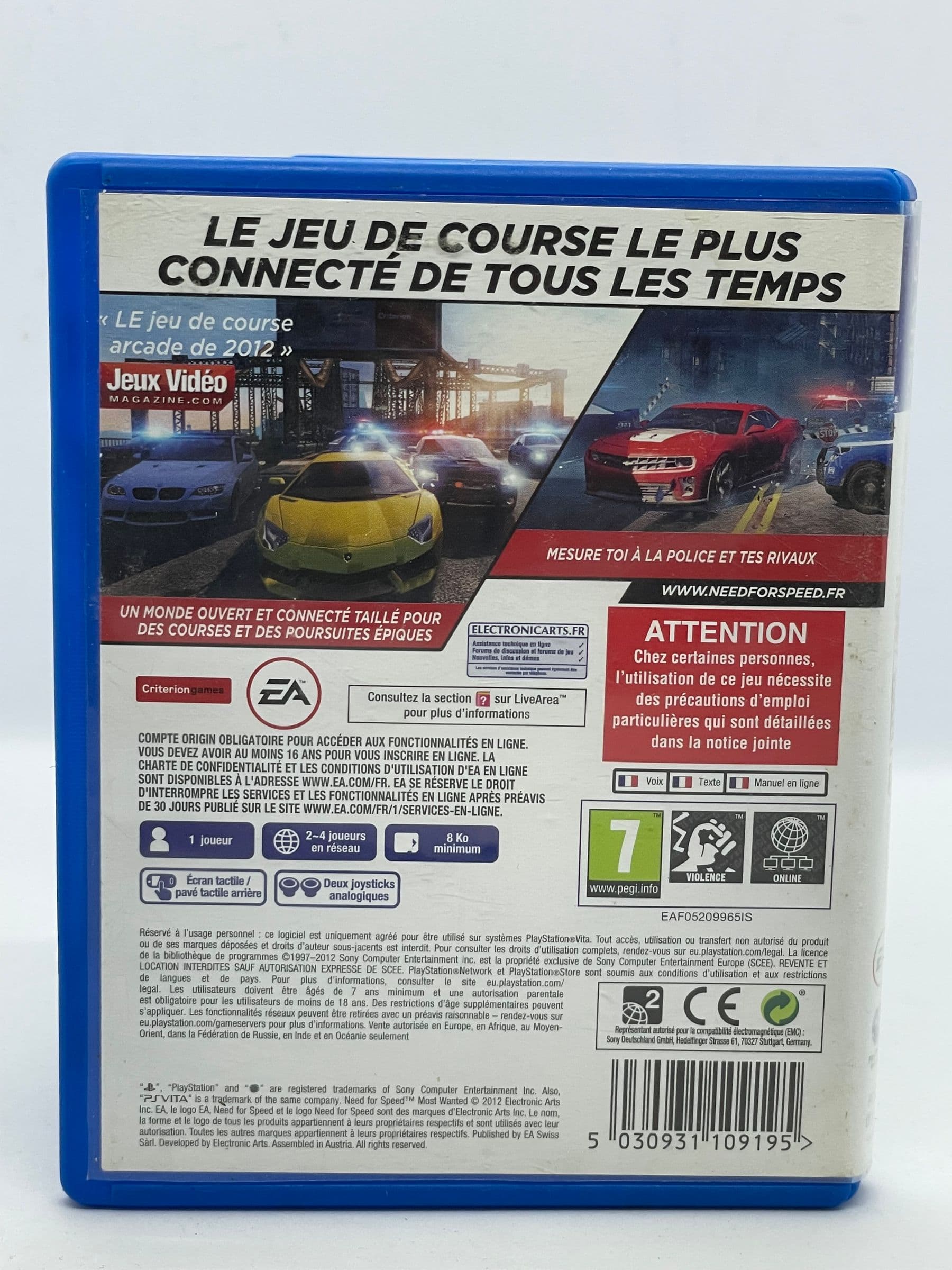 Need for Speed Most Wanted PS Vita