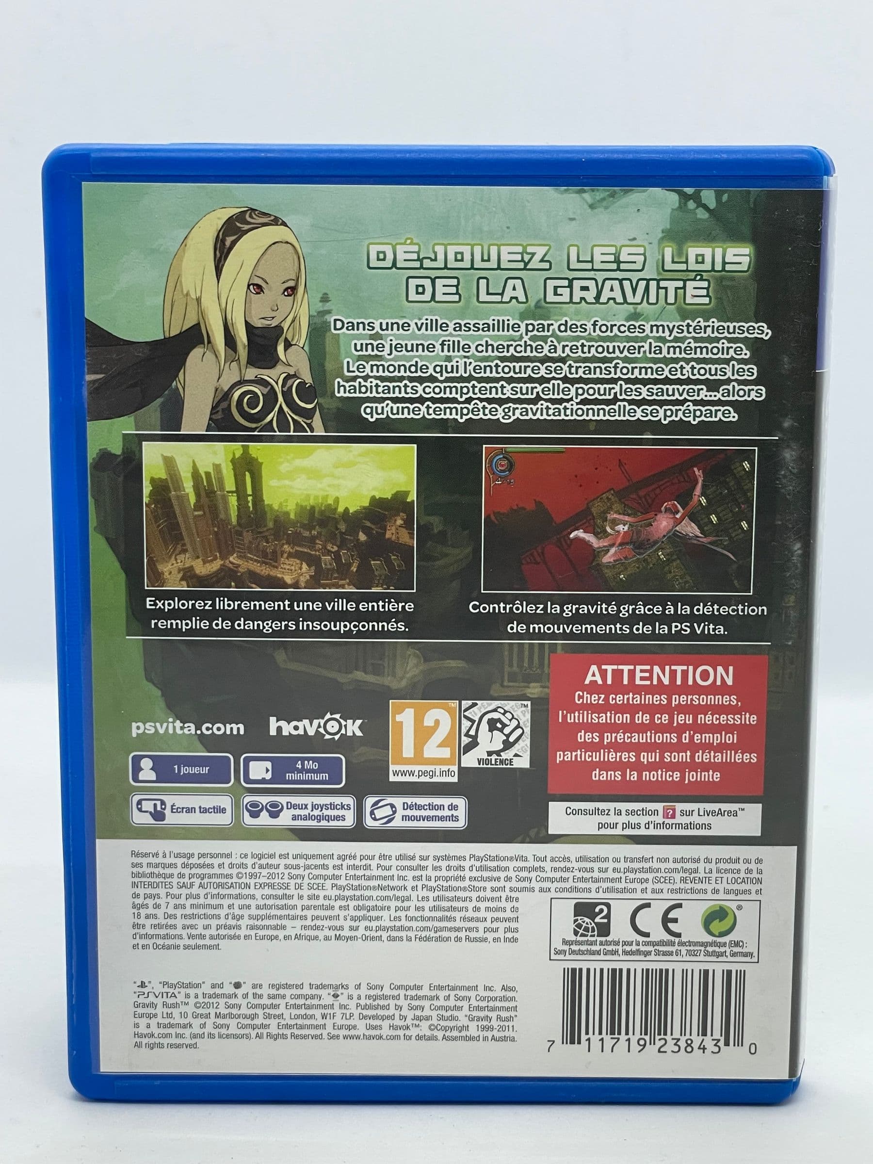Gravity Rush PS Vita