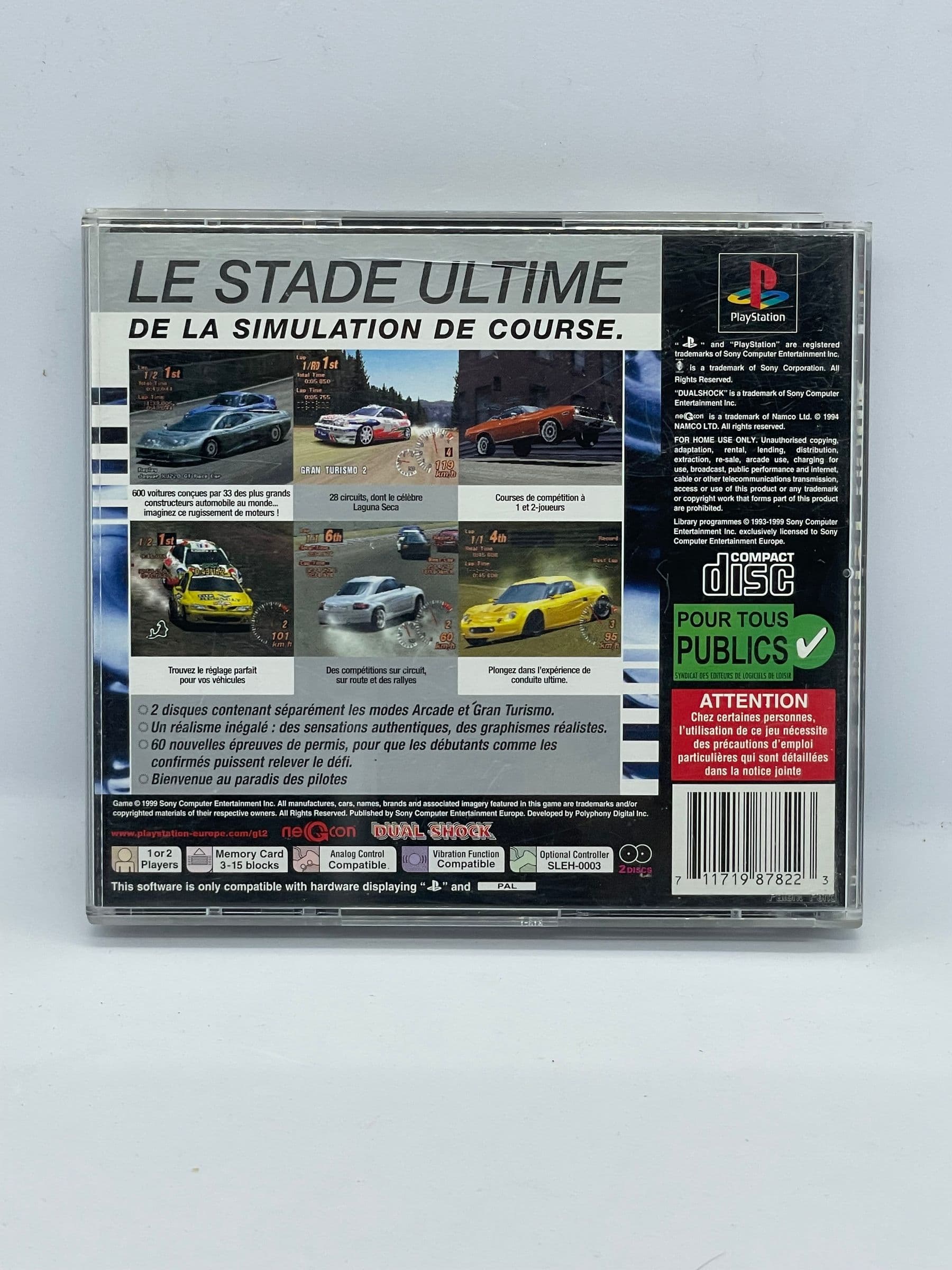 Gran Turismo 2 PS1 PSX (FR)