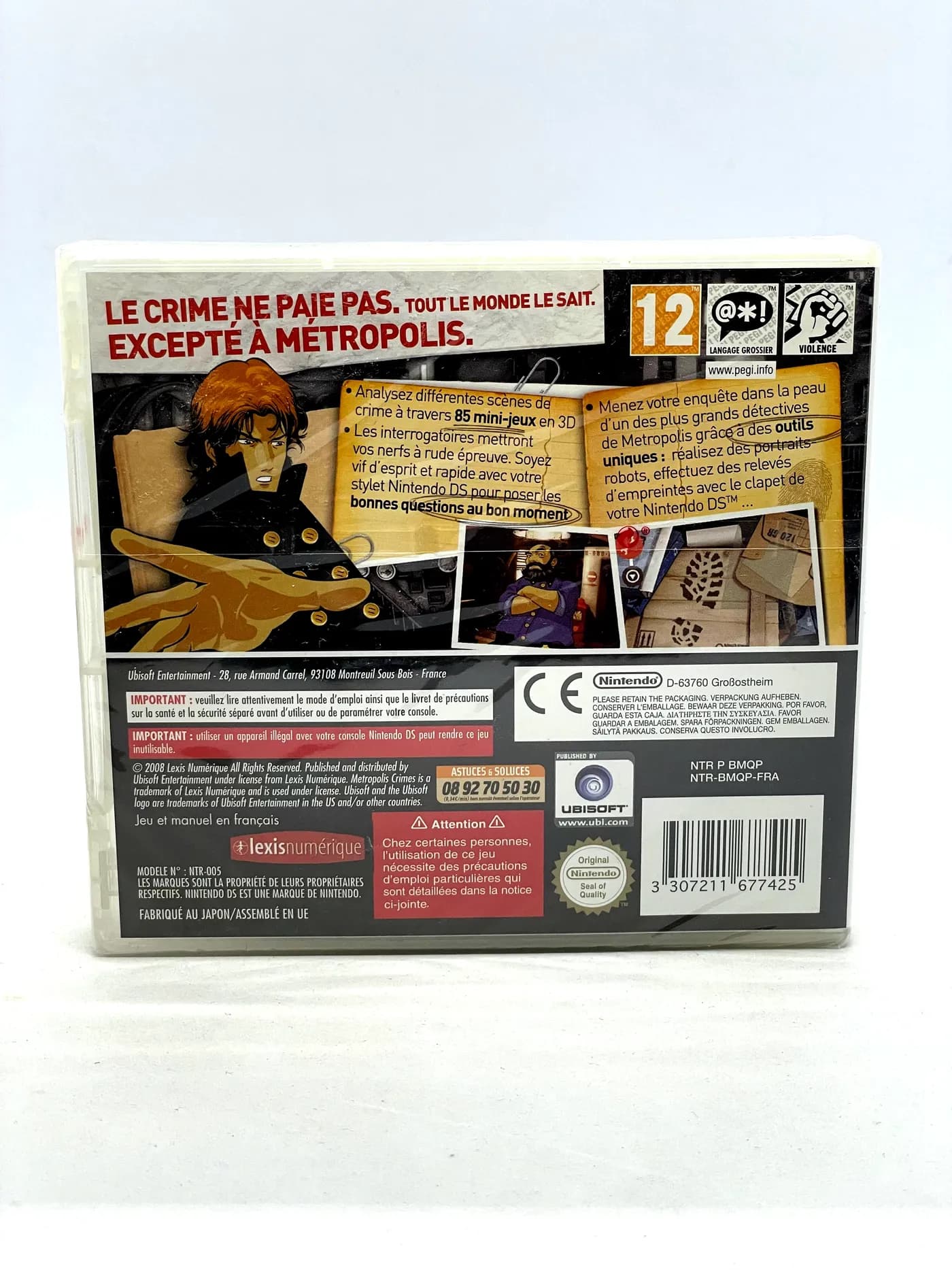 Metropolis Crimes Nintendo DS (New & Sealed)