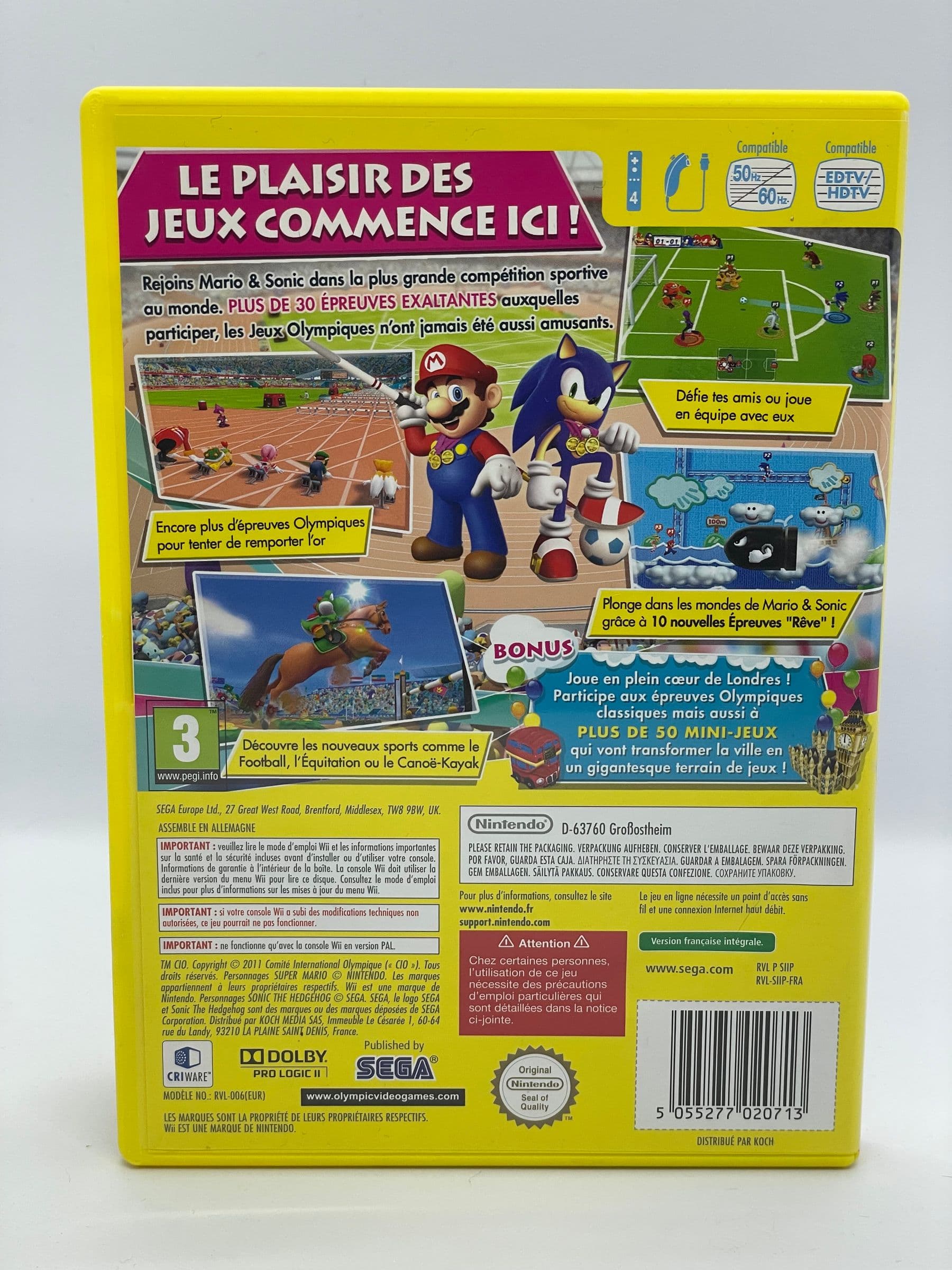 Mario & Sonic at the London 2012 Olympic Games Nintendo Wii