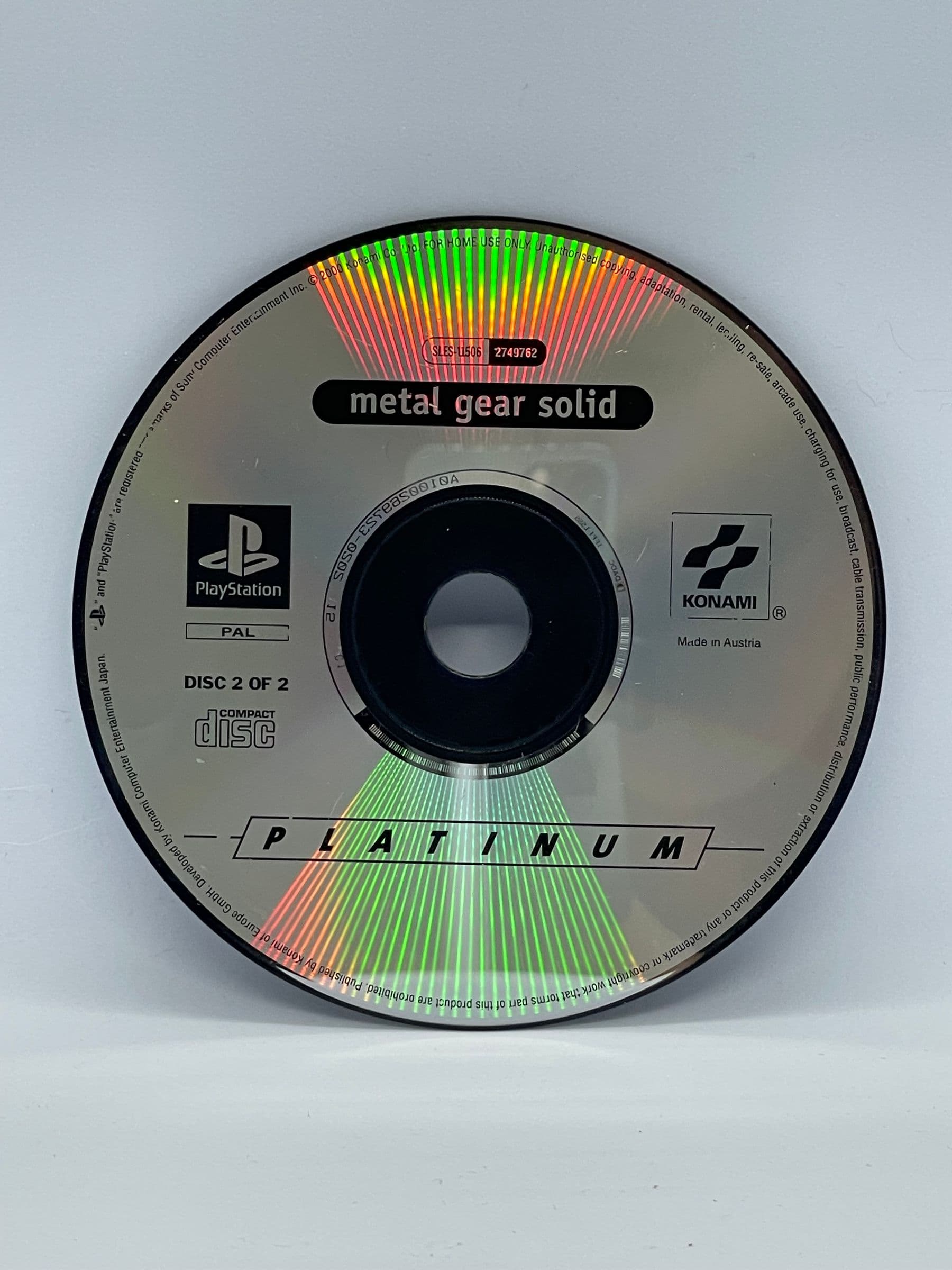 Metal Gear Solid PS1 PSX (FR) (CD2)