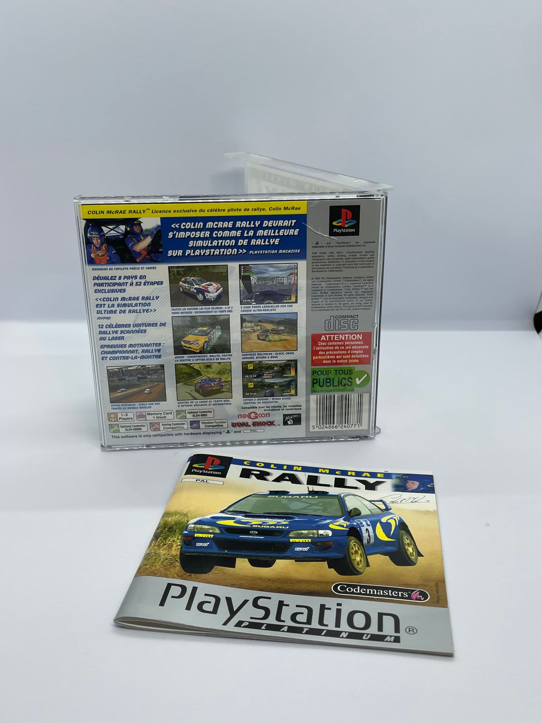 Colin McRae Rally PS1 PSX