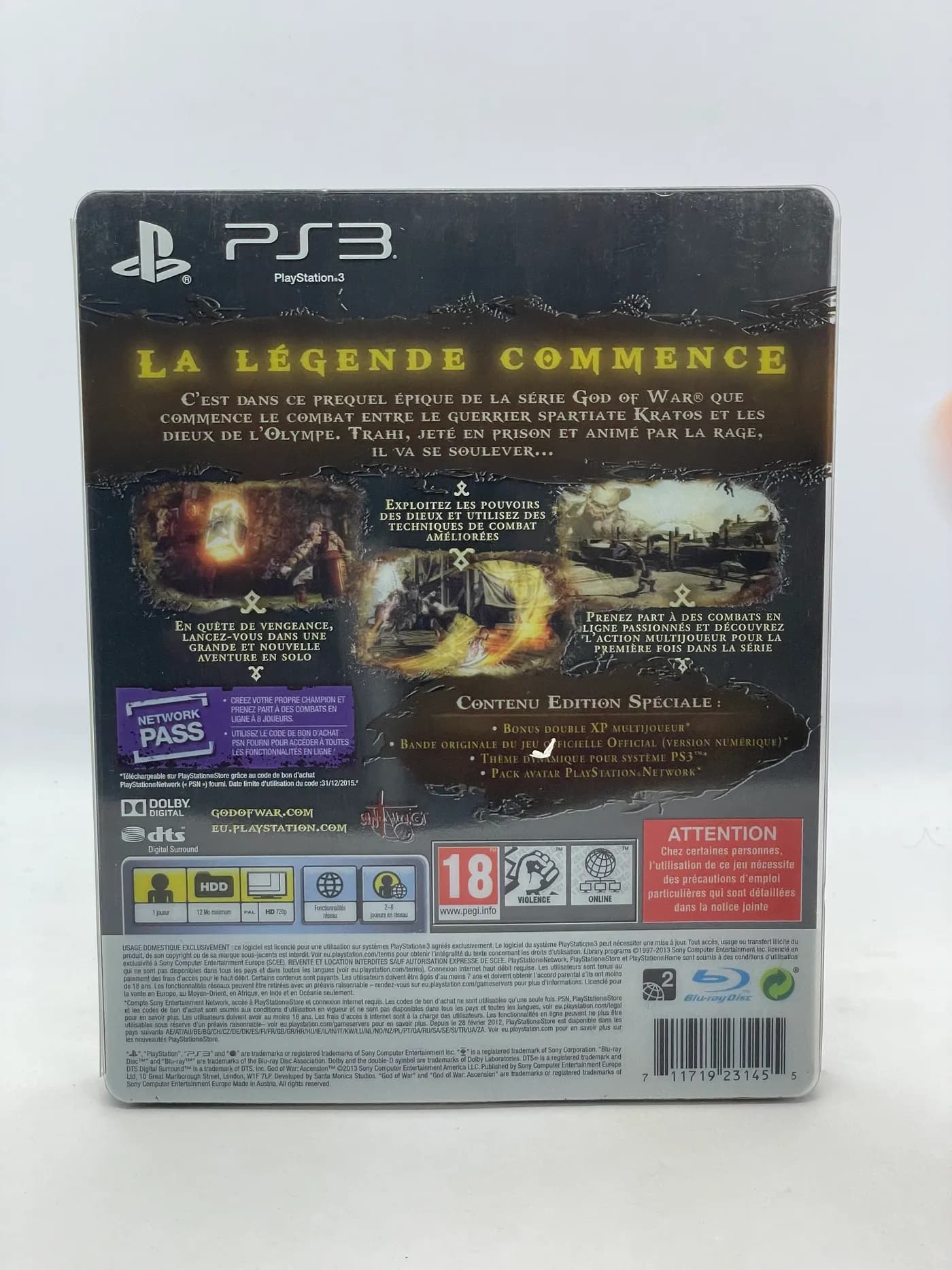 God of War Ascension Special Edition PS3