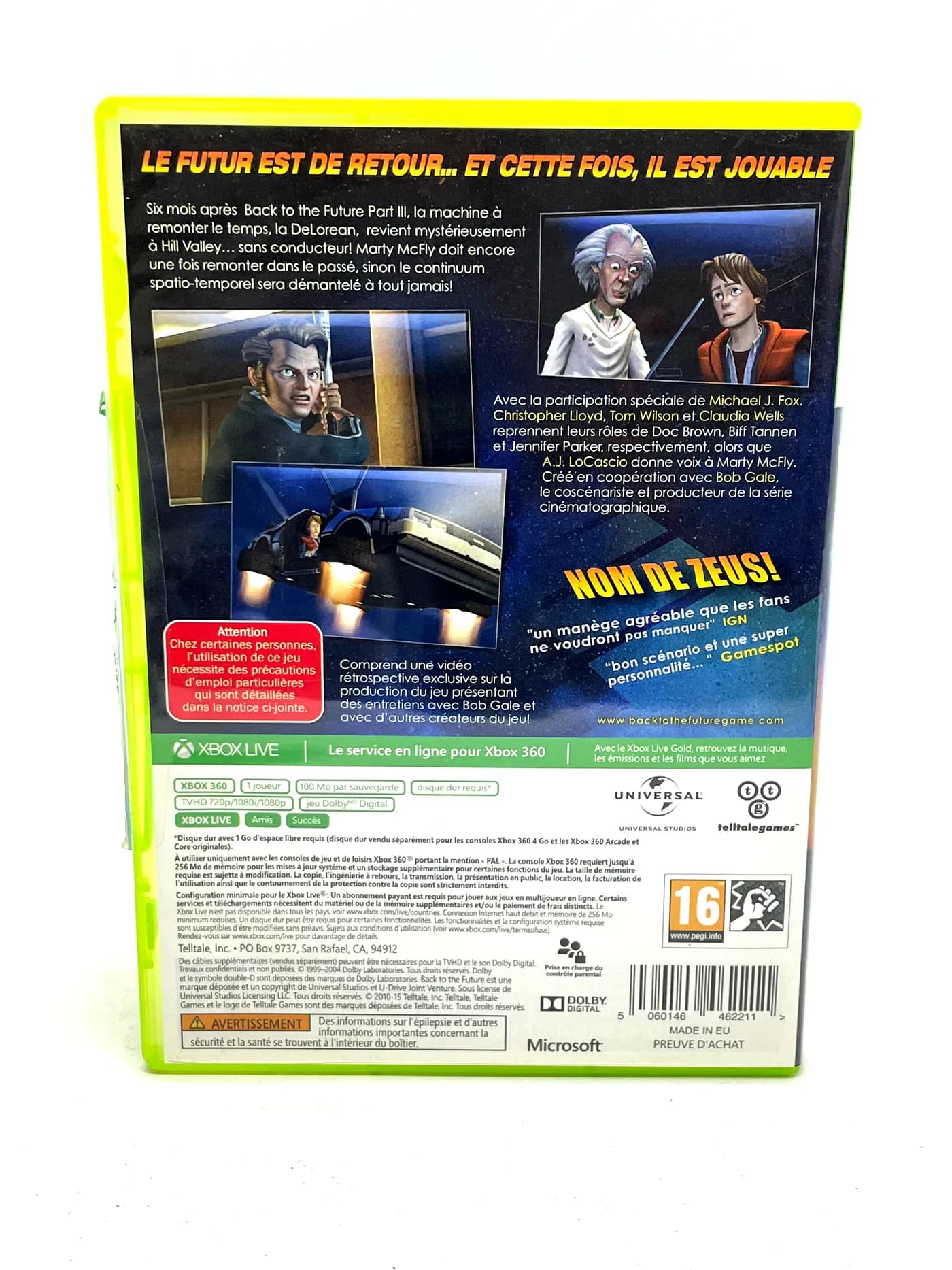 Back to the Future Xbox 360