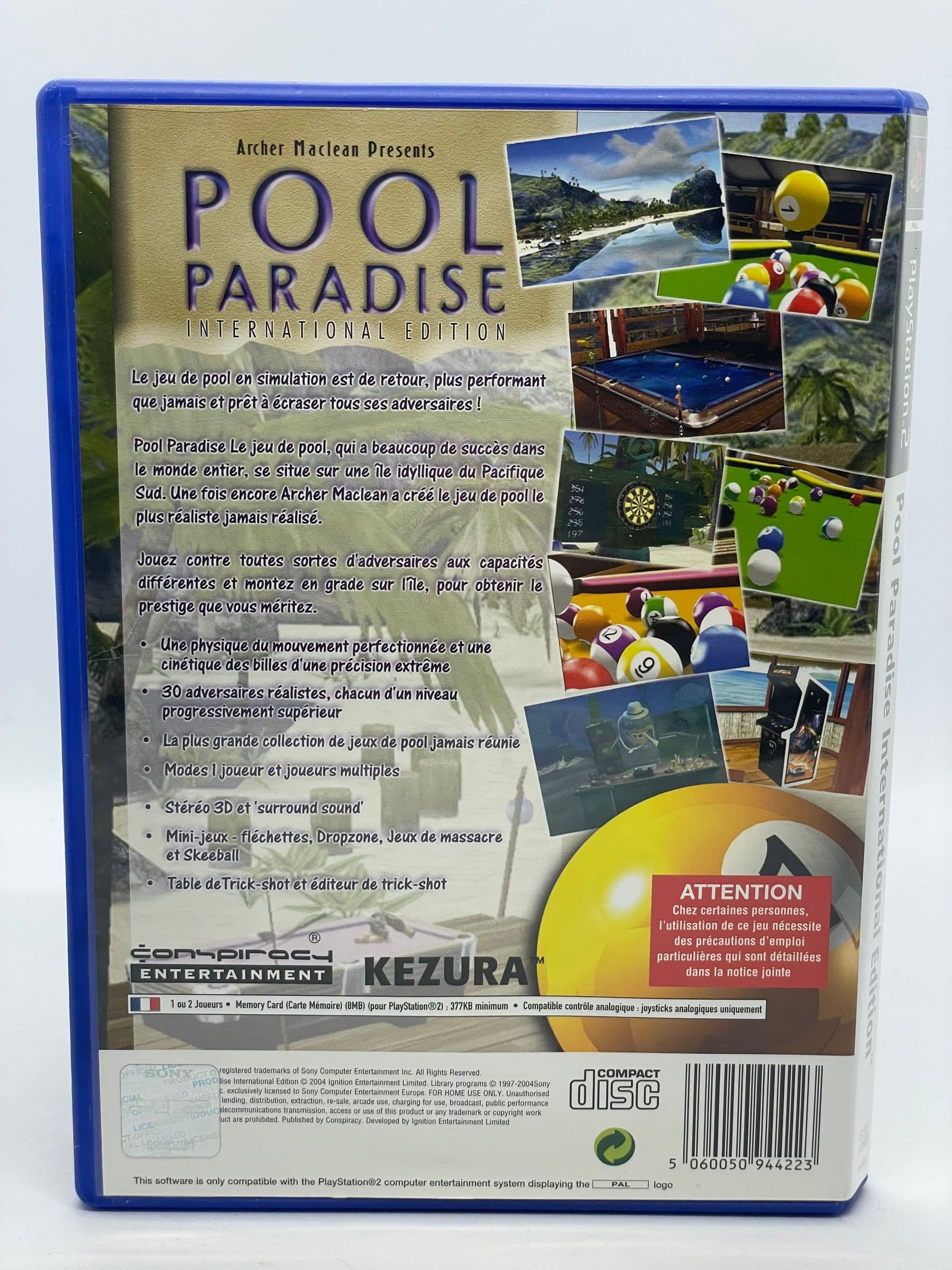 Pool Paradise International Edition PS2