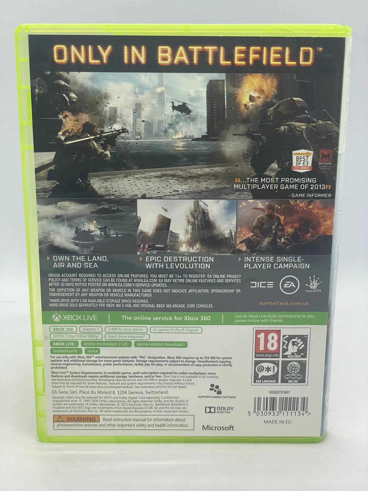 Battlefield 4 Xbox 360