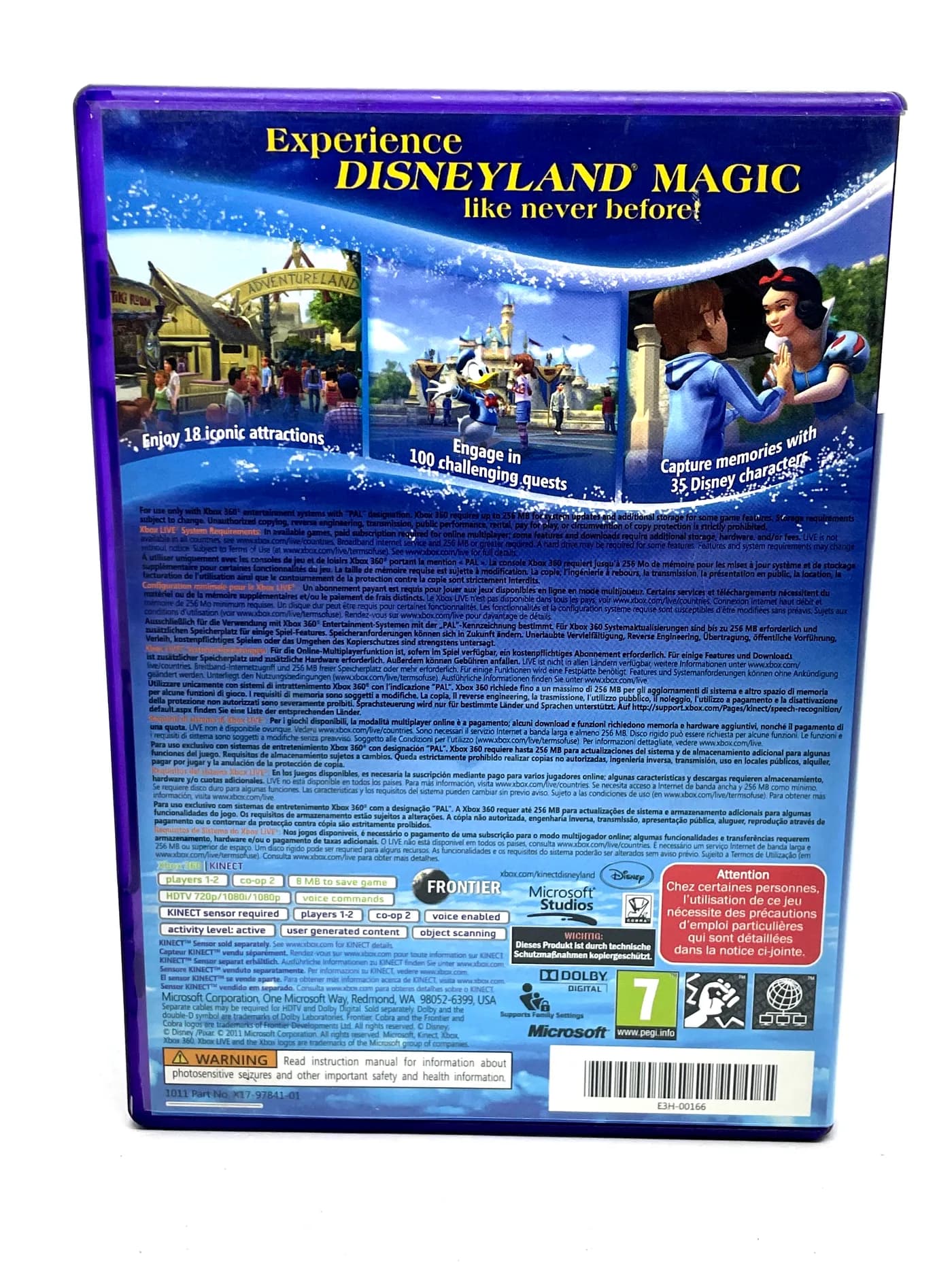 Kinect Disneyland Adventures Xbox 360