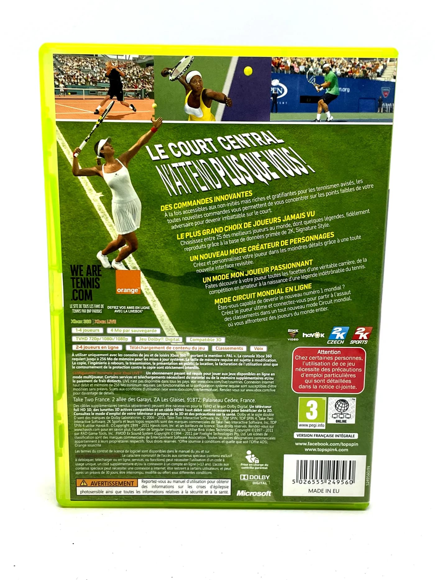 TopSpin 4 Xbox 360