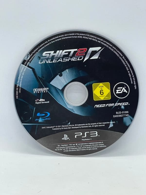 SHIFT 2 Unleashed PS3 (game only)