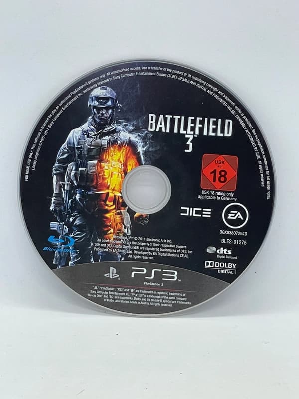 Battlefield 3 PS3 (game only)