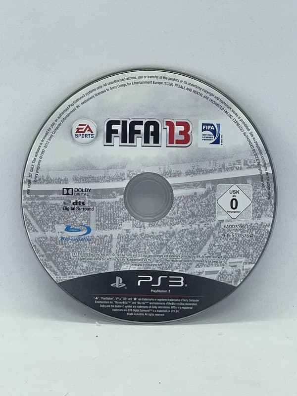 FIFA 13 PS3 (game only)