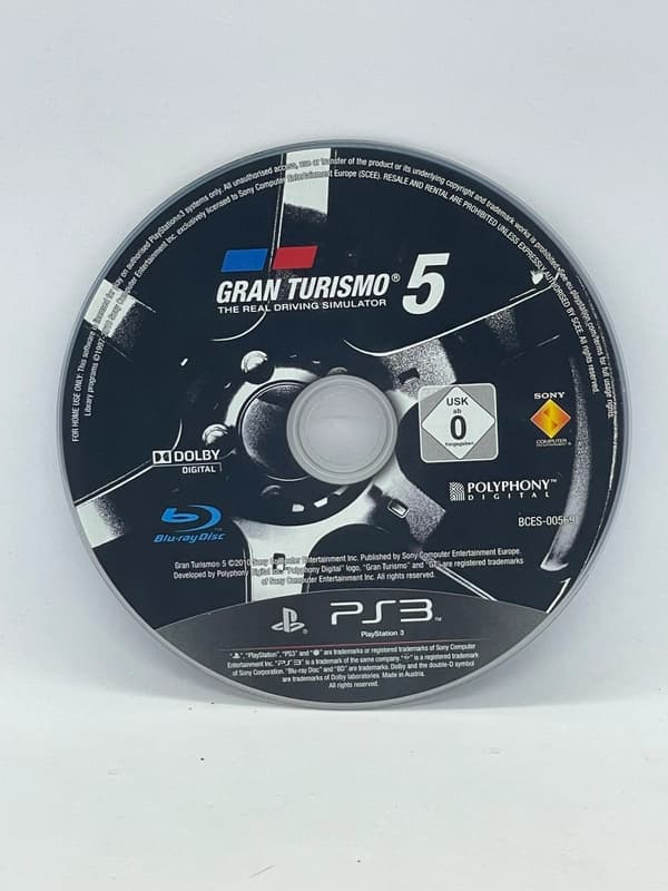 Gran Turismo 5 PS3 (game only)