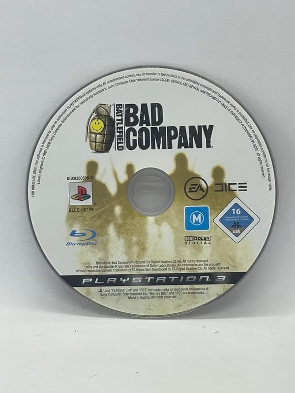 Battlefield Bad Company PS3 (game only)