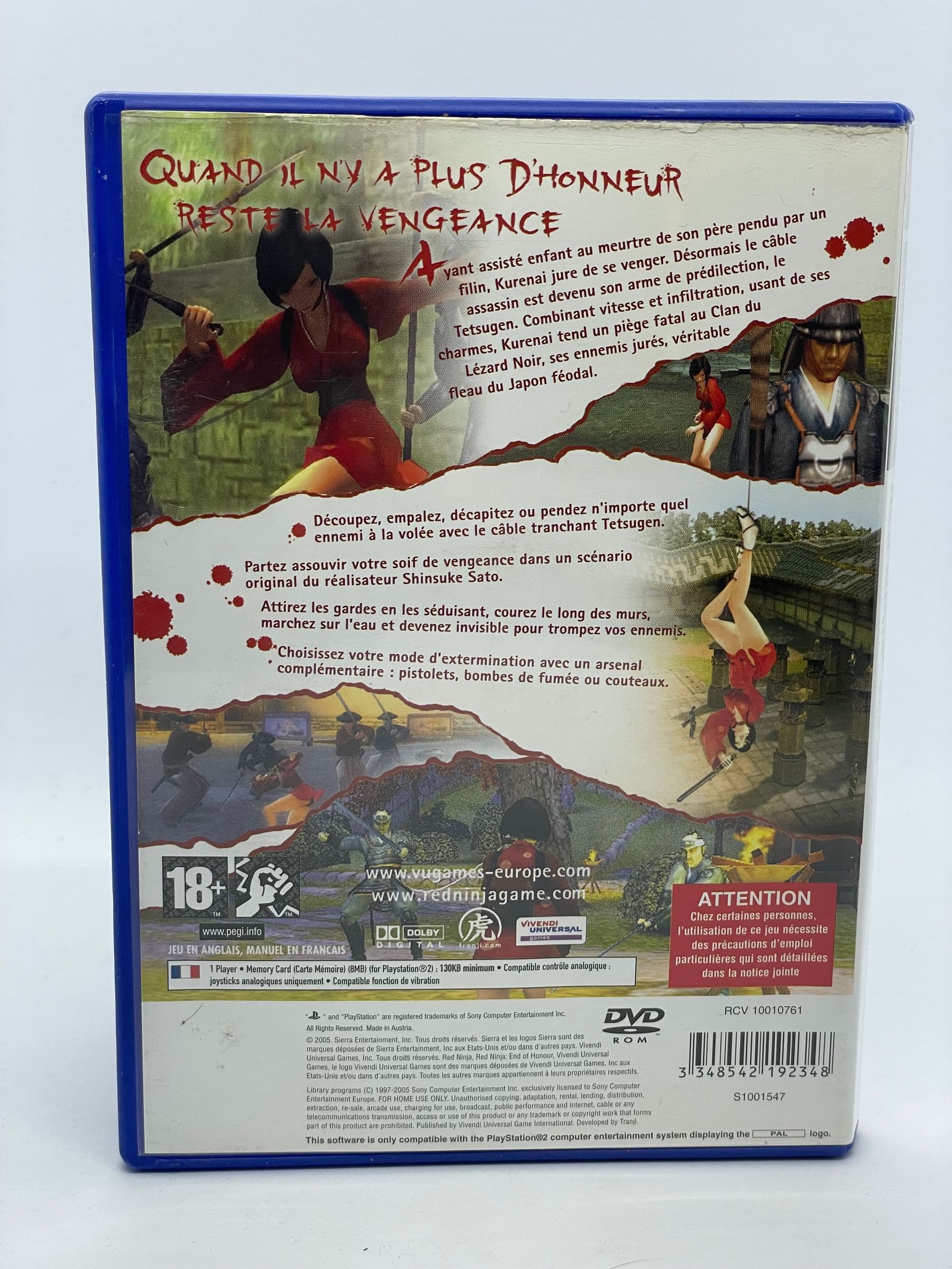 Red Ninja End of Honour PS2