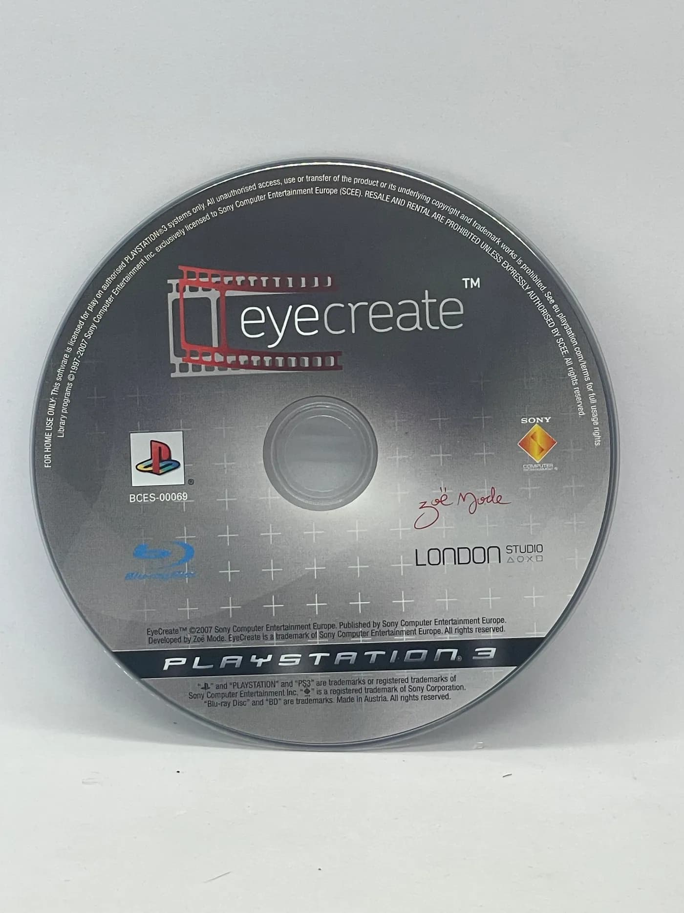Eyecreate PS3 (game only)