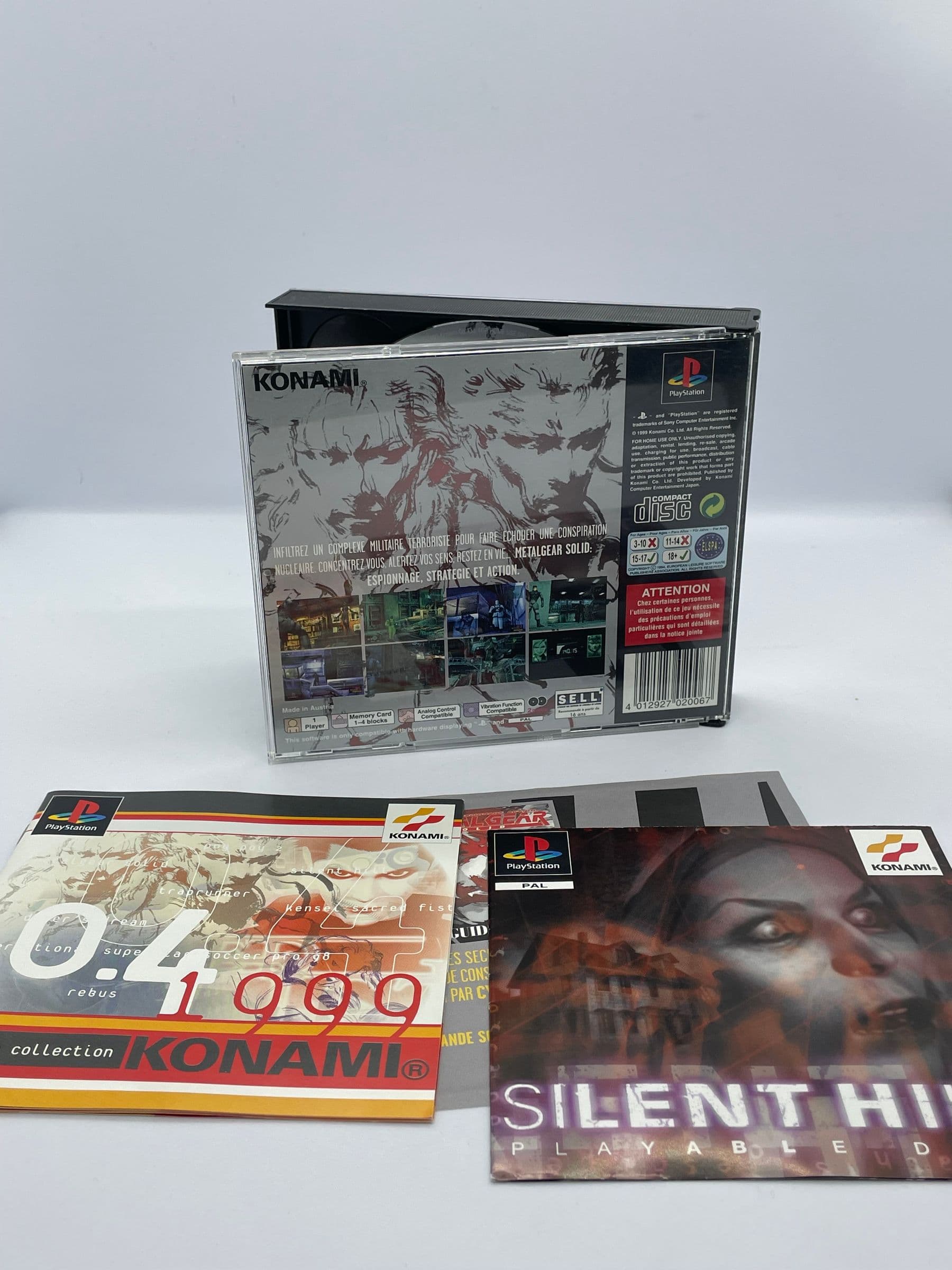 Metal Gear Solid PS1 PSX (FR)