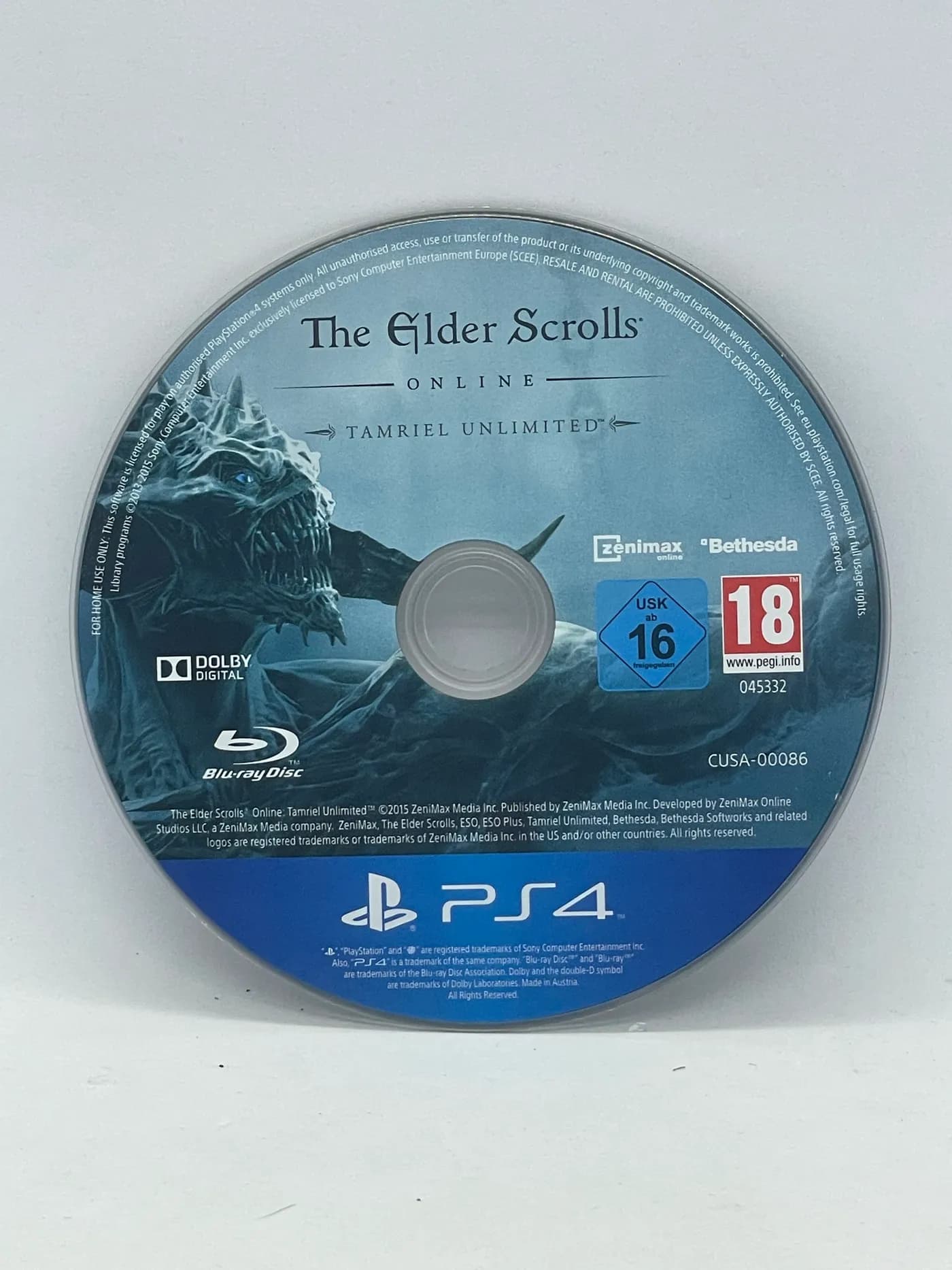 The Elder Scrolls Online Tamriel Unlimited PS4 (game only)