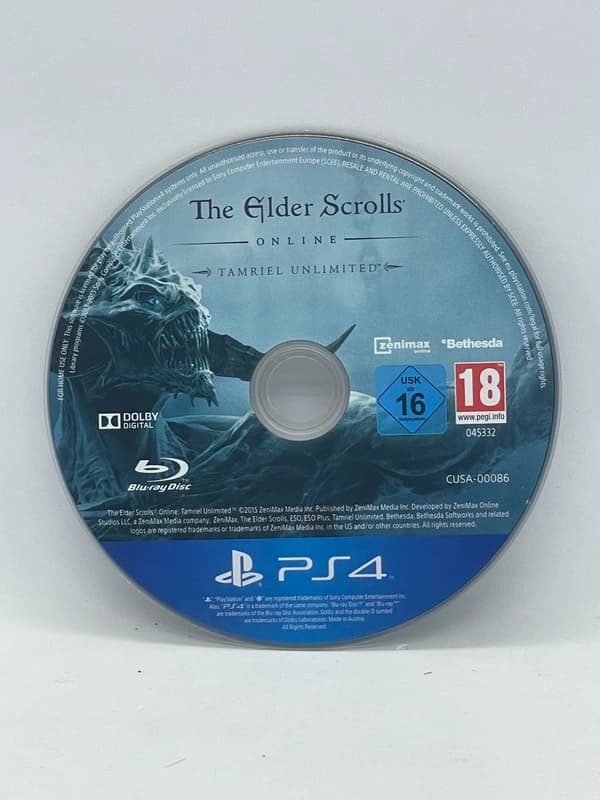 The Elder Scrolls Online Tamriel Unlimited PS4 (game only)
