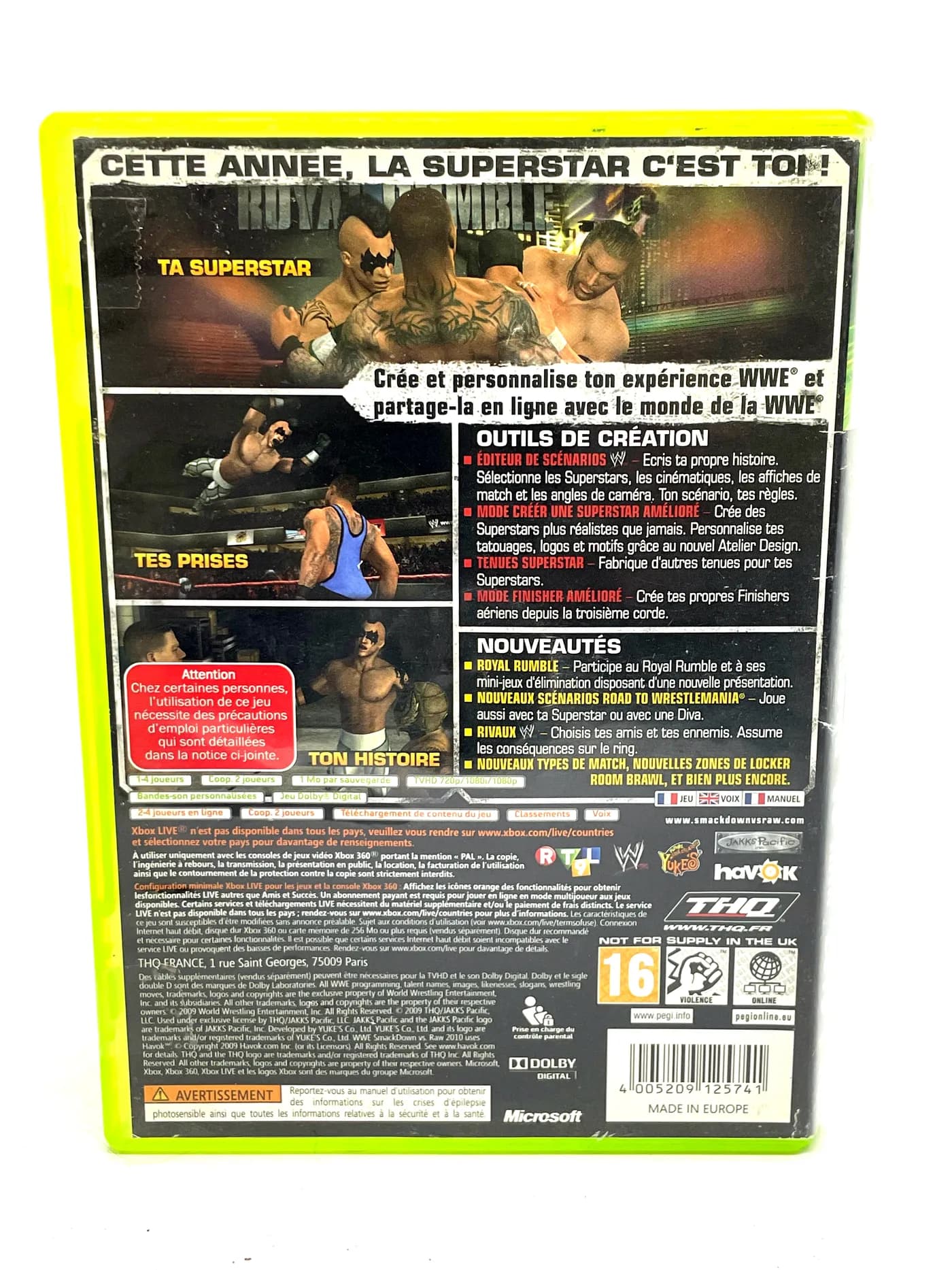WWE Smackdown vs Raw 2010 Xbox 360