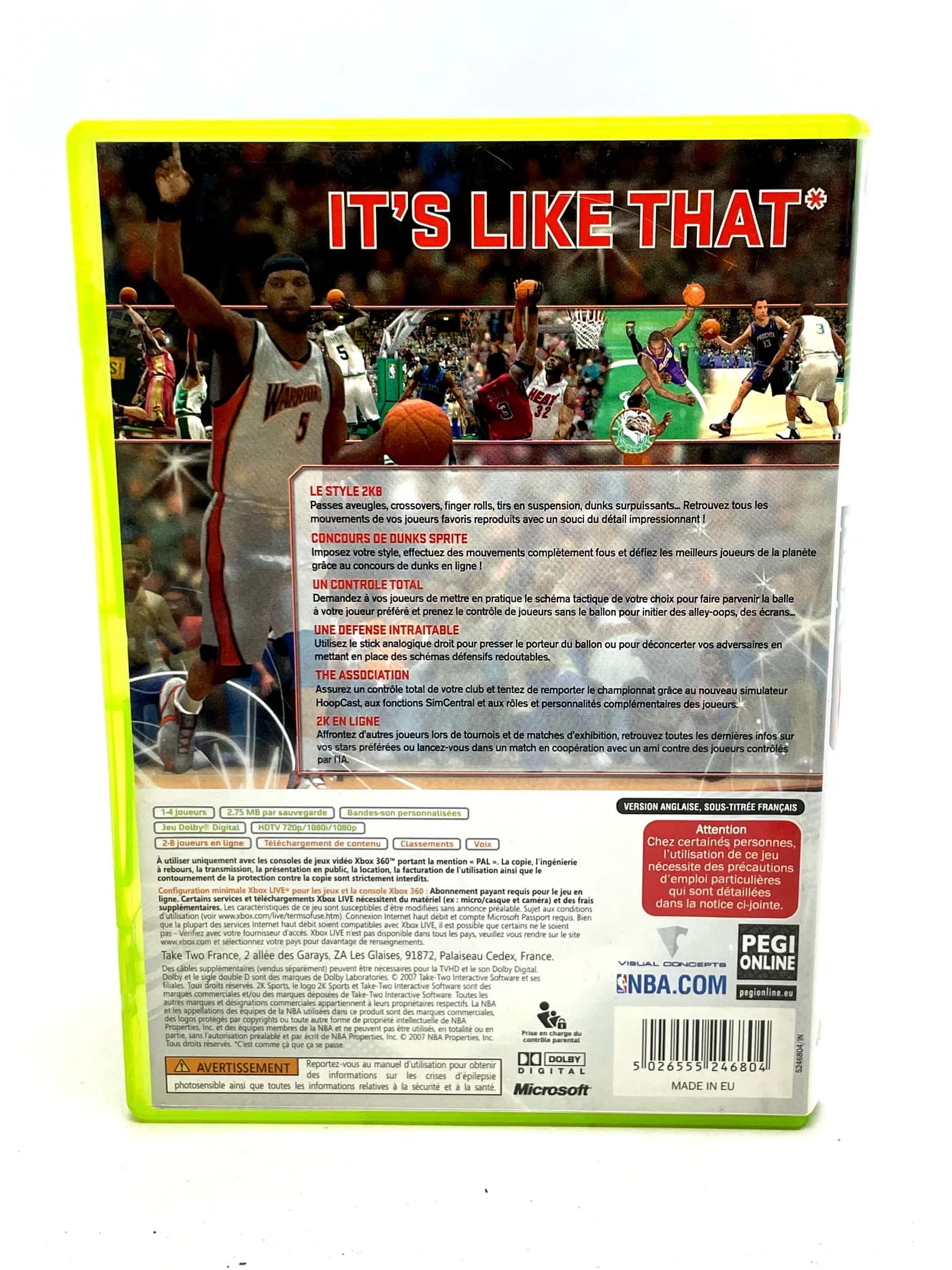 NBA 2K8 Xbox 360