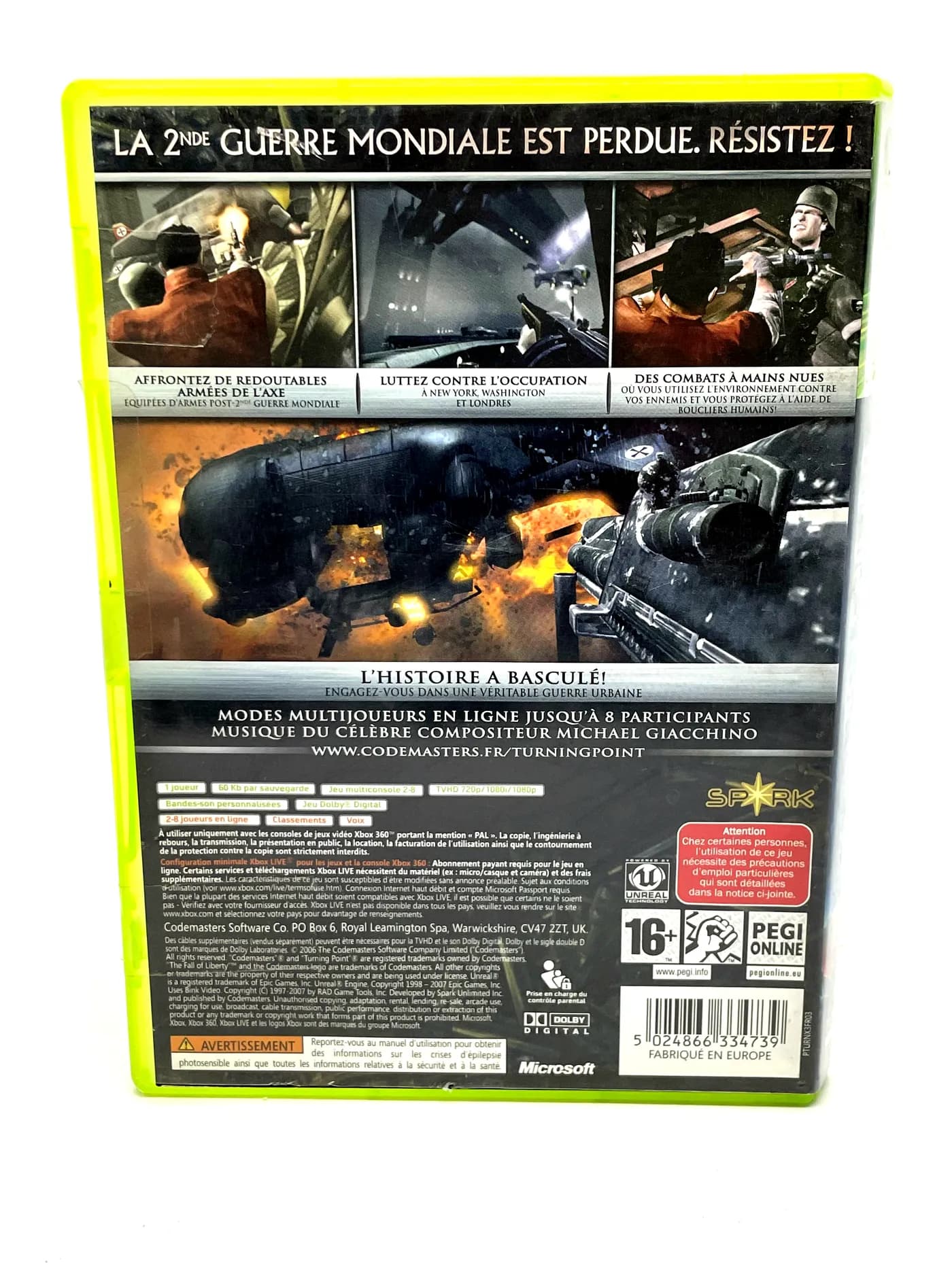 Turning Point Fall of Liberty Xbox 360