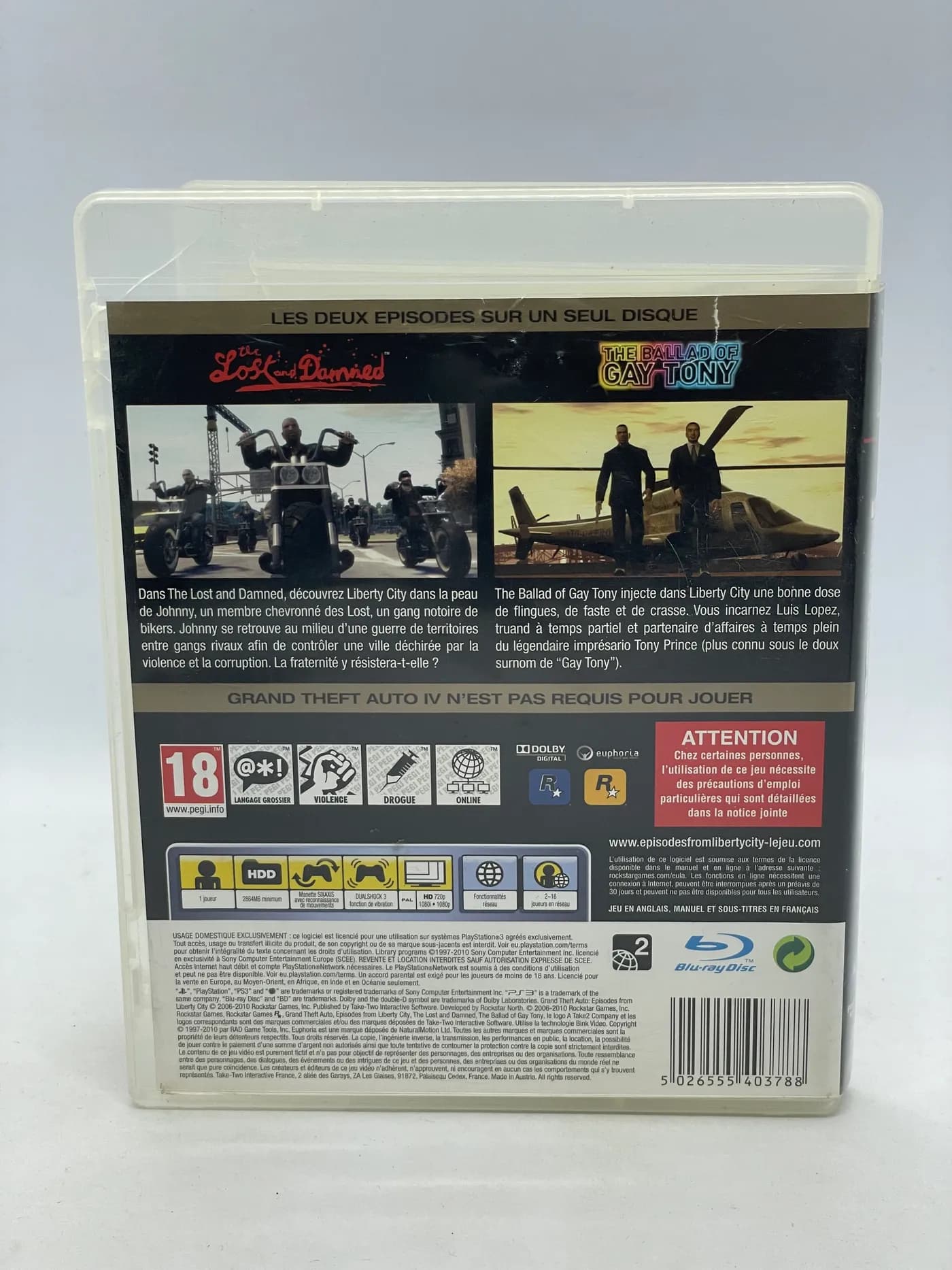 Grand Theft Auto Episodes from Liberty City PS3