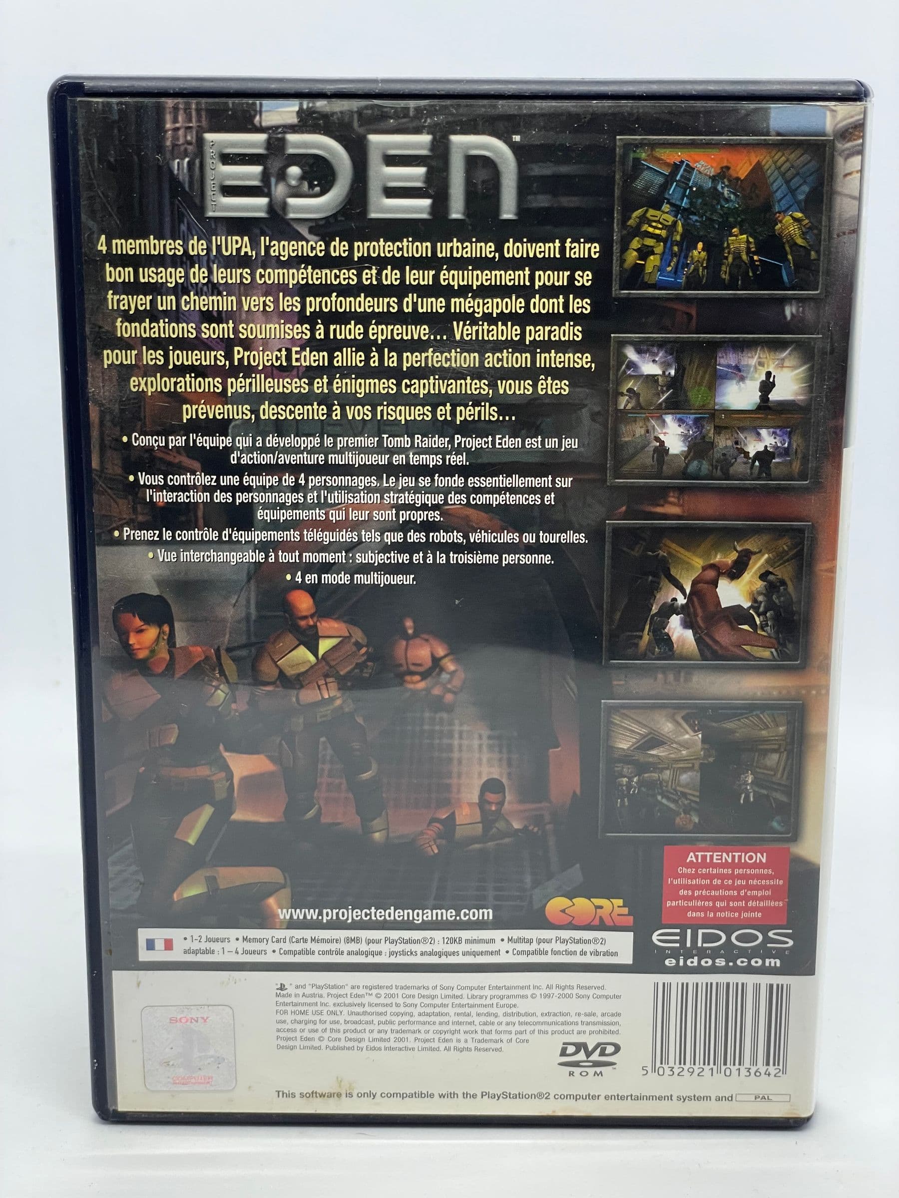 Project Eden PS2
