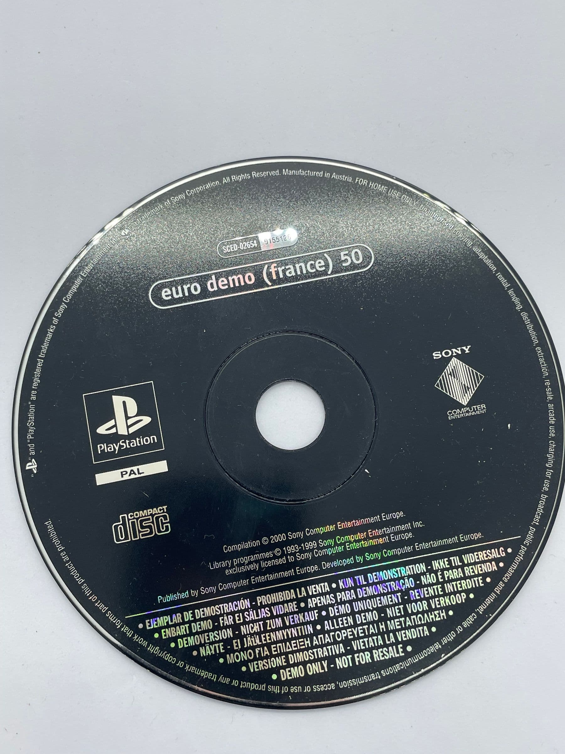 Euro Demo (France) 50 PS1 PSX (CD) (FR)